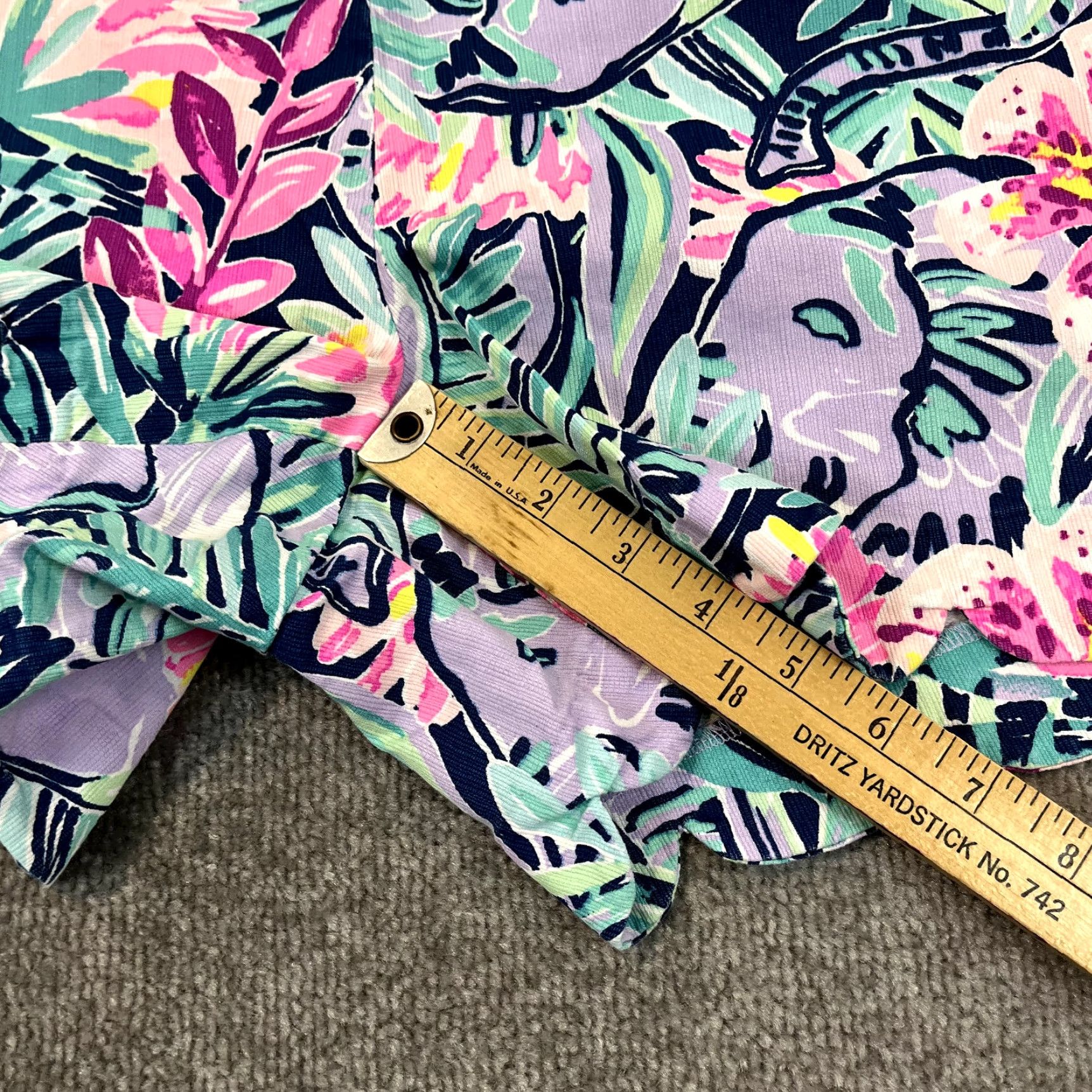 Lilly Pulitzer LILLY PULITZER Floral Shorts Women Size 8 Multicolor Chino Preppy Casual Outdoor Size 30" / US 8 / IT 44 - 5 Thumbnail