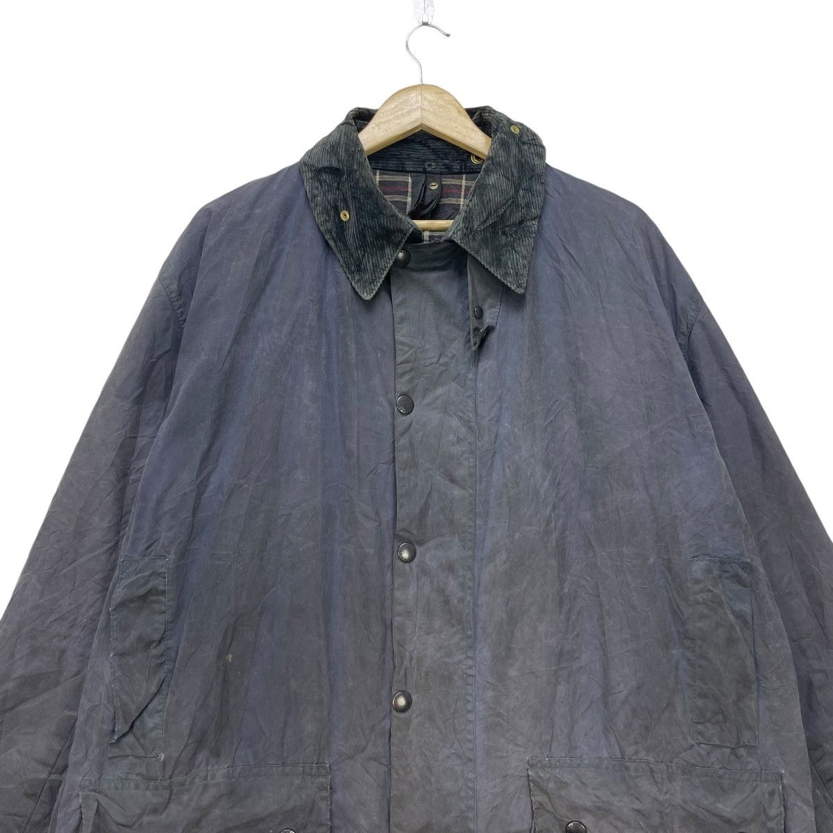 Barbour × Vintage 💥Vintage Barbour Boarder Waxed Jacket Size US XL / EU 56 / 4 - 4 Thumbnail