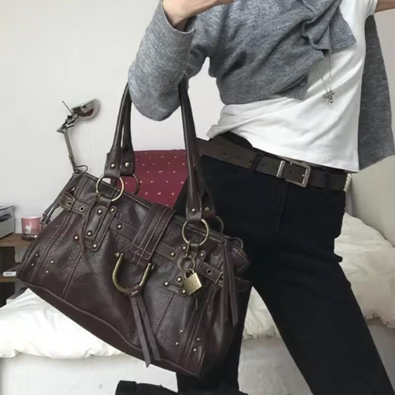 Other Y2K Retro Style Punk Rivet Shoulder Hand Bag Size ONE SIZE - 2 Thumbnail