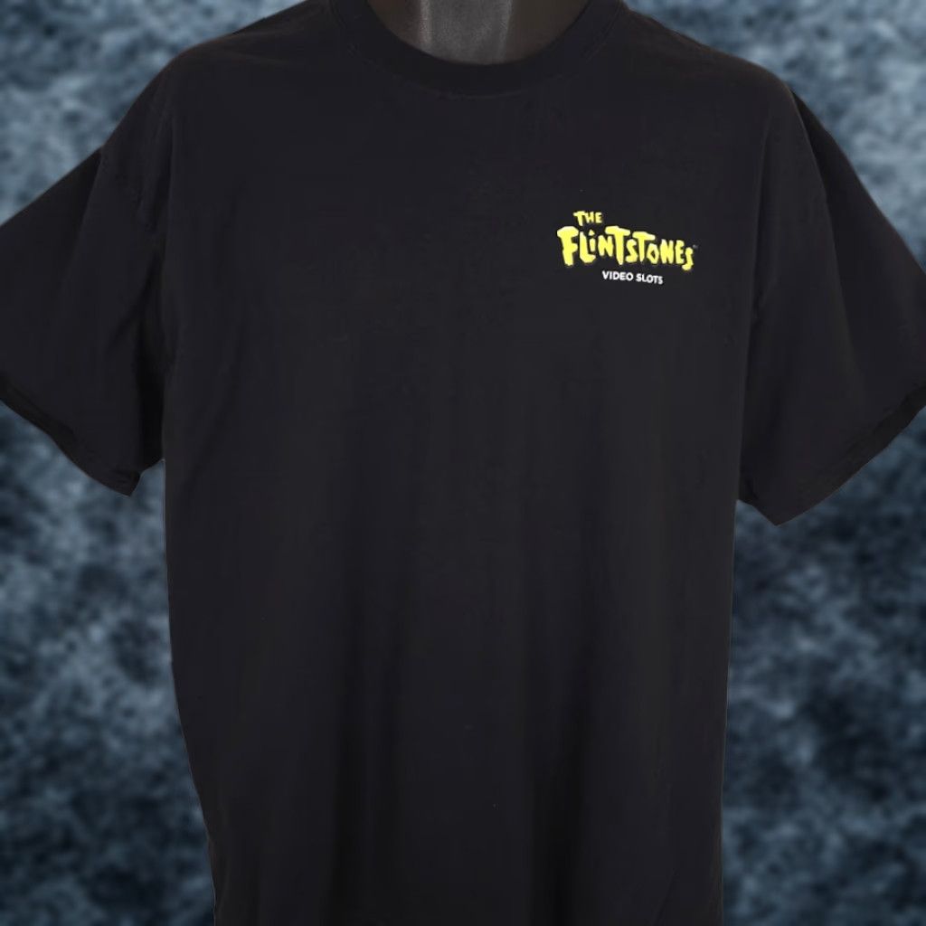 Port & Company VINTAGE The Flintstones T Shirt Mens XL Black Video Slots Hanna Barbera Cartoon Port & Company Shirt Mens XL Black Cartoon Size US XL / EU 56 / 4 - 1 Thumbnail