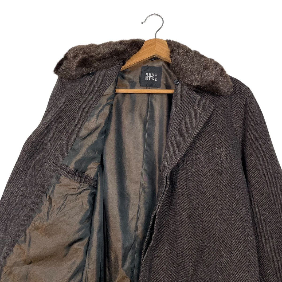 BIGI Men's Bigi Fur Wool Jacket Size US M / EU 48-50 / 2 - 10 Thumbnail