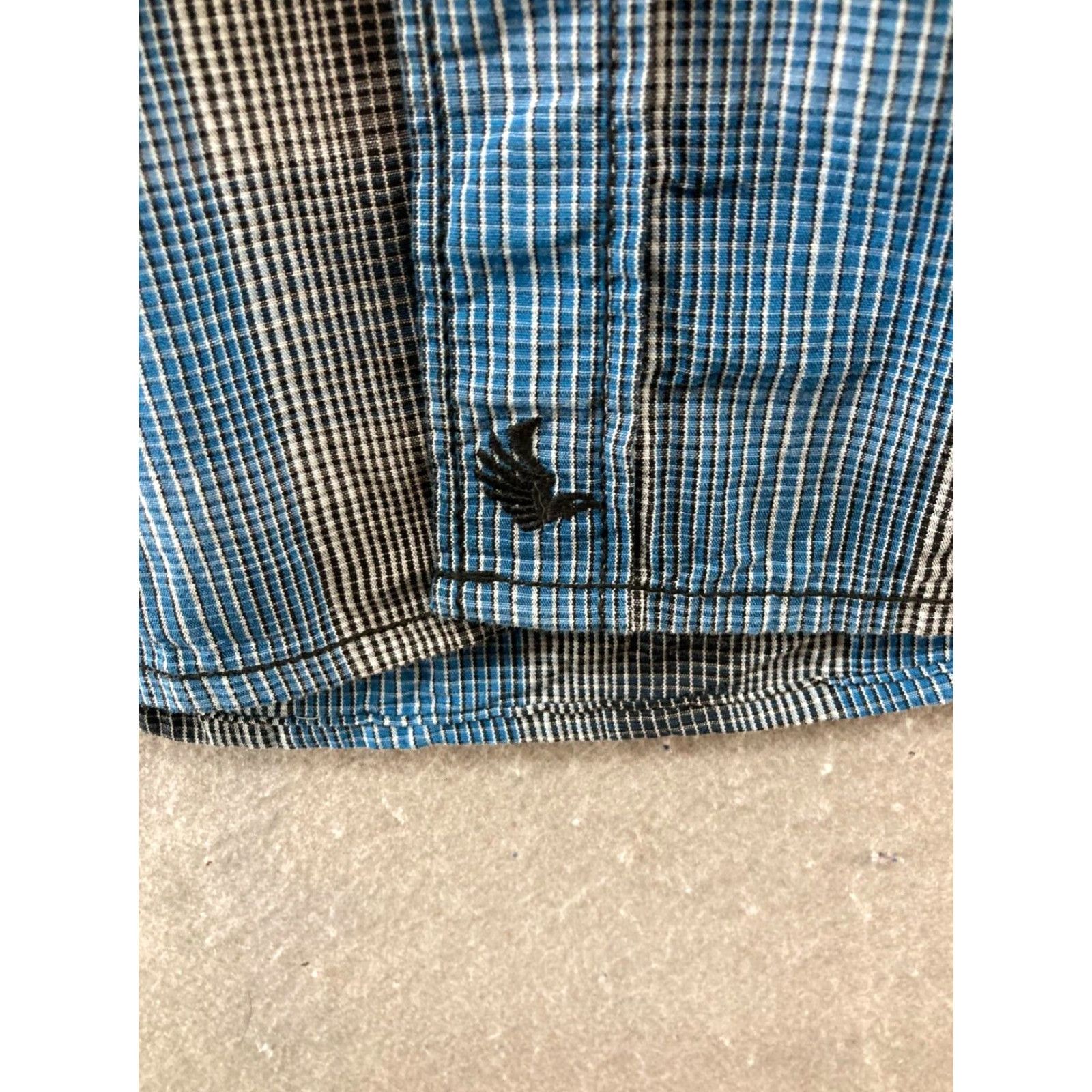 Cody James Cody James Western Shirt XL Blue Striped Snap Button-Up Regular Fit Mens Size US XL / EU 56 / 4 - 7 Thumbnail