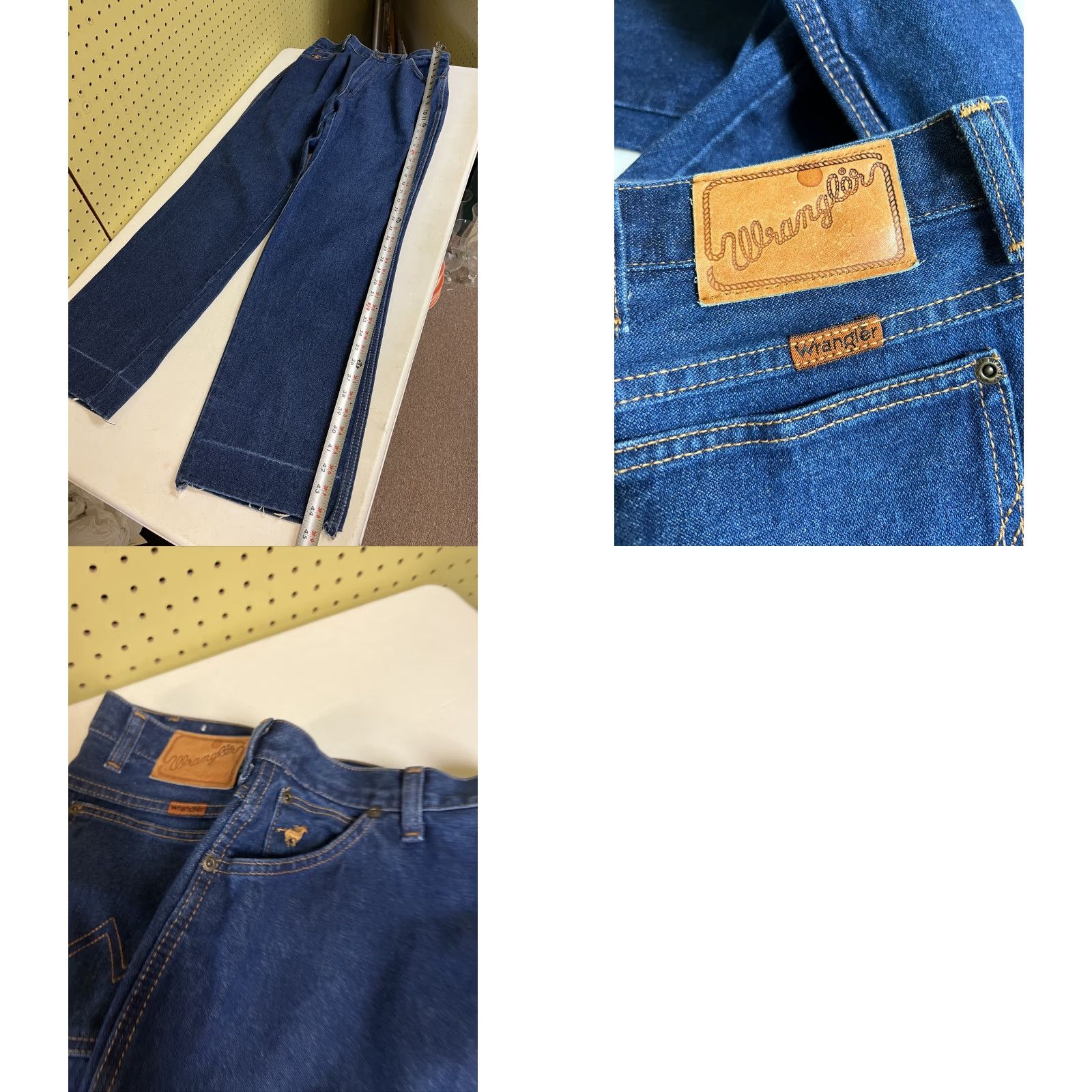 Wrangler VINTAGE Wrangler Orange Leather Tag Denim Mom Jeans USA SZ 16 31x34 Womens Jeans Size 38" / US 16 / IT 52 - 8 Thumbnail