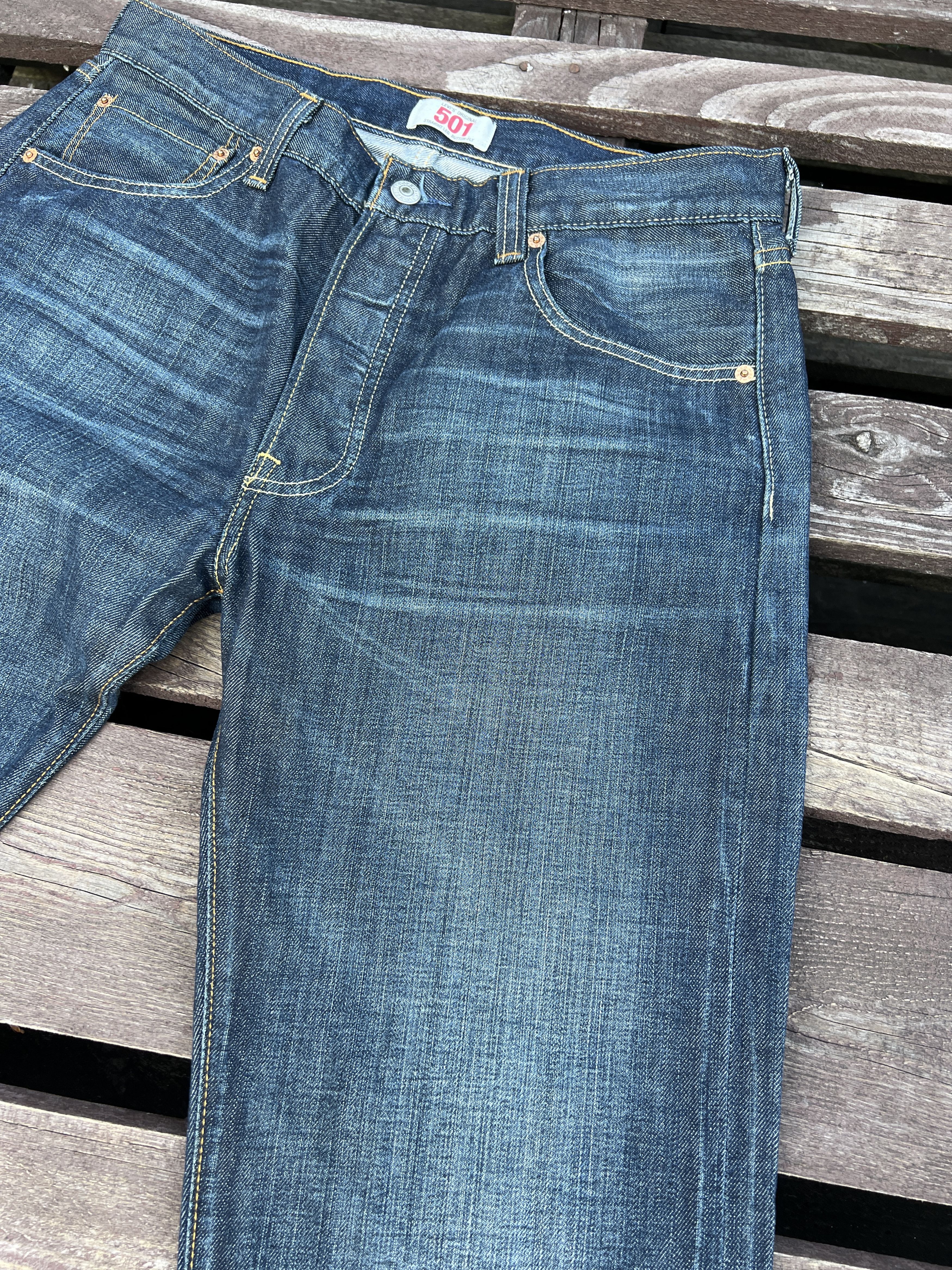 Levi's Levis 501 Vintage Washed Denim Jeans Size US 34 / EU 50 - 17 Thumbnail