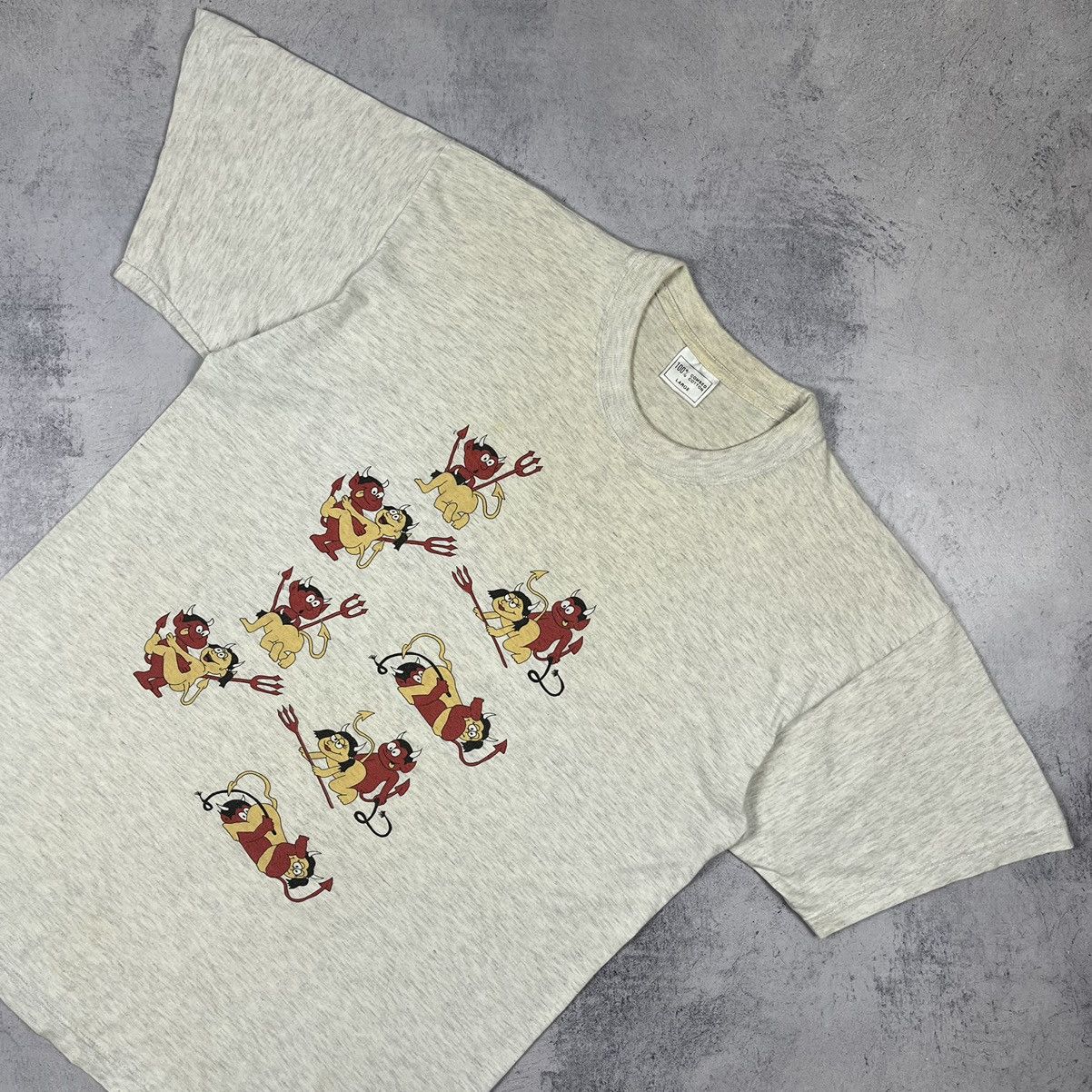 Vintage Vintage Devil Hell sex position humor 18+ tee 90’s Size US L / EU 52-54 / 3 - 2 Thumbnail