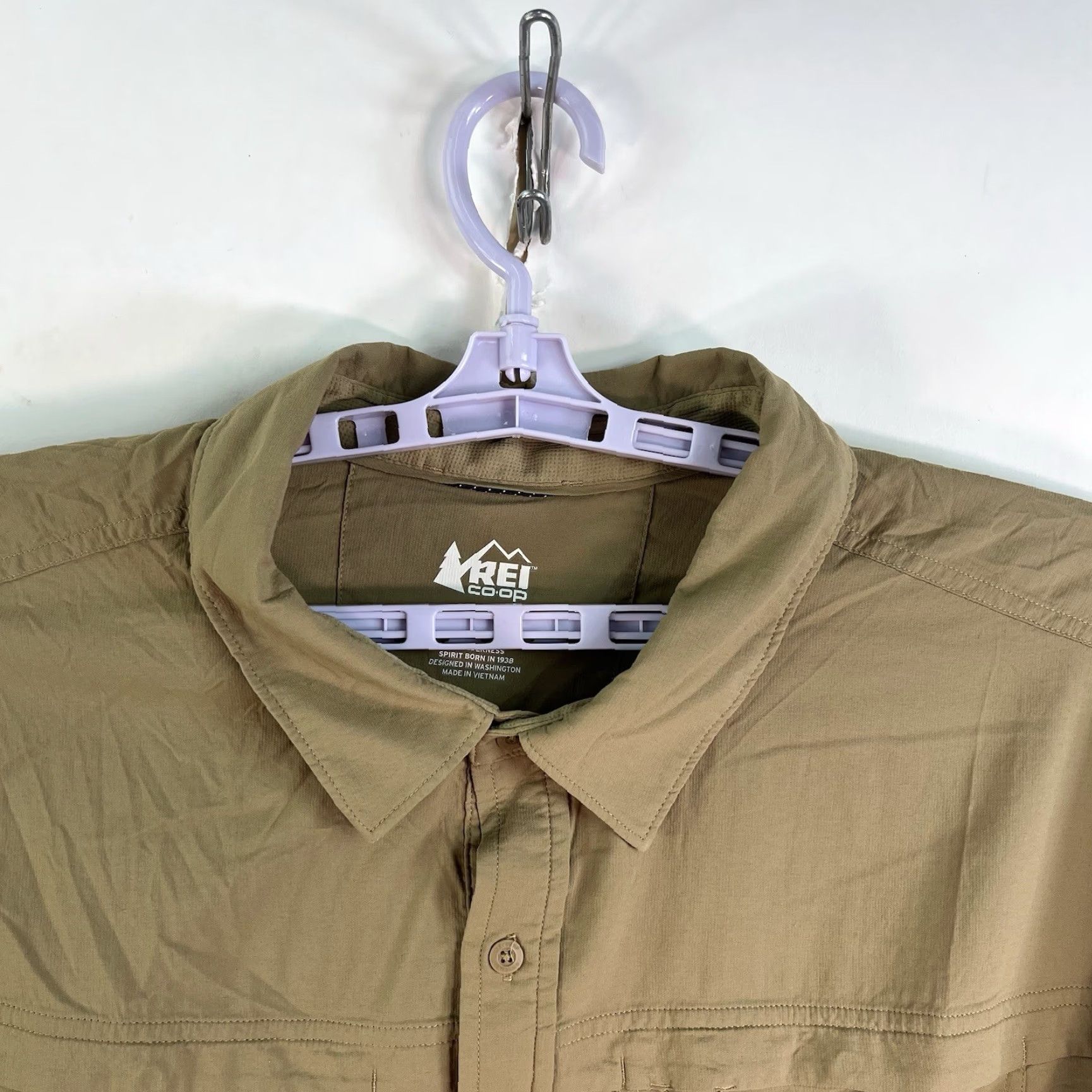 Vintage REI Button-Up Sahara Capture Men’s Size L Tan Long Sleeve Nylon Shirt Size US L / EU 52-54 / 3 - 4 Thumbnail