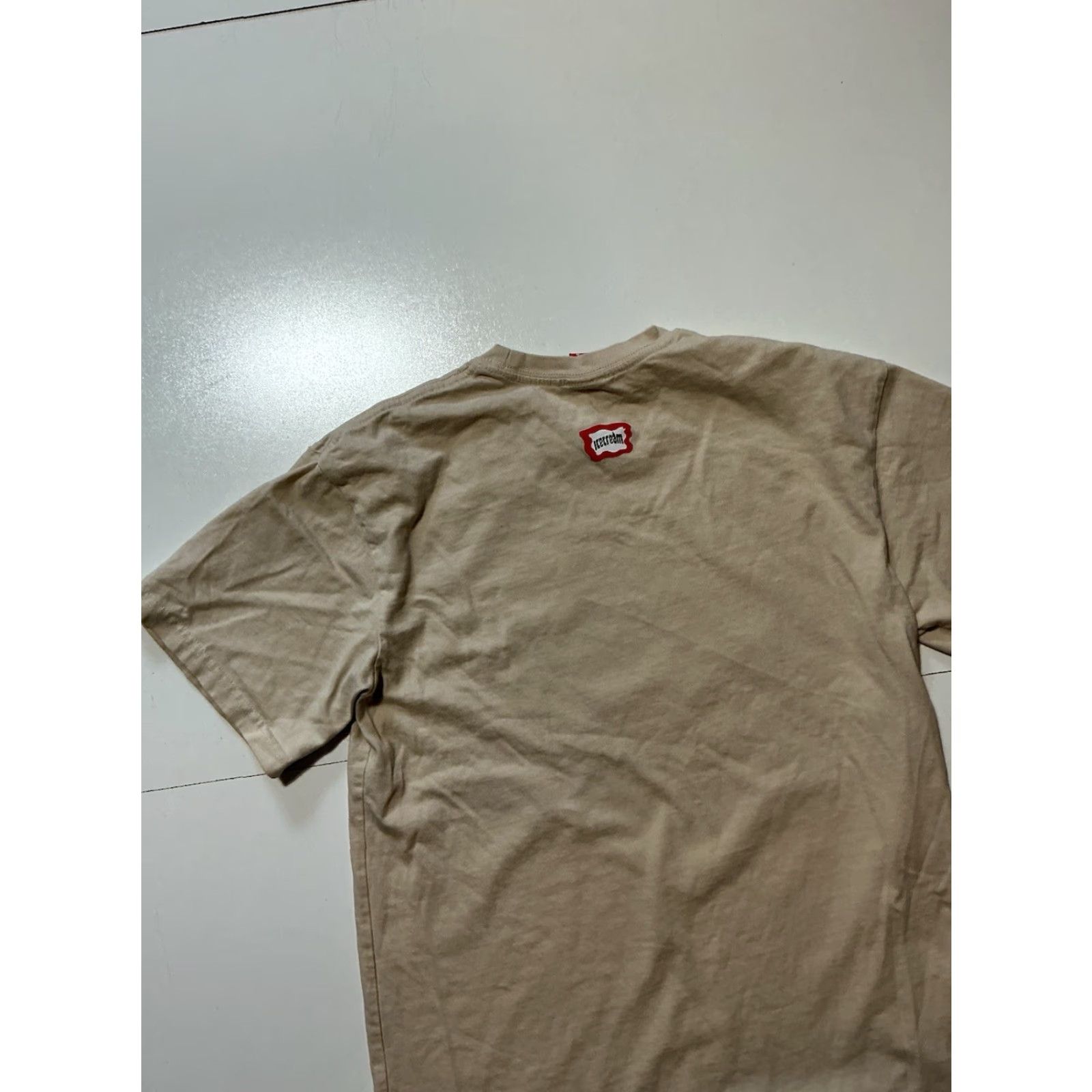 Vintage VINTAGE BBC Ice Cream Crossbones Frosted Graphic S/S T-Shirt Sz. S Mens Size US S / EU 44-46 / 1 - 5 Thumbnail