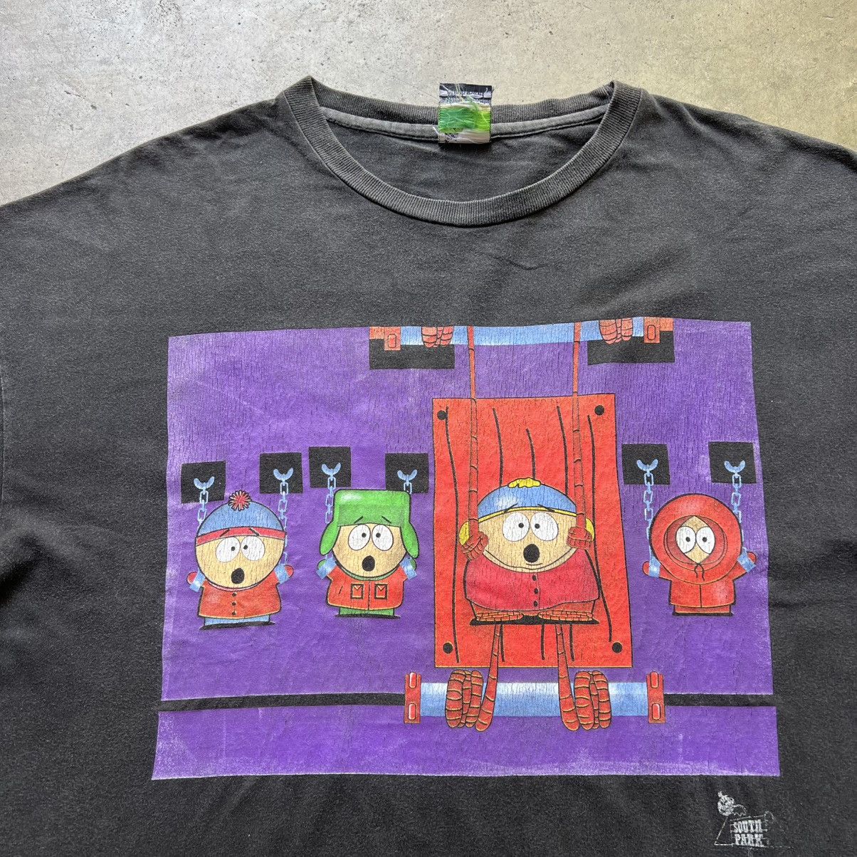 Cartoon Network 1998 South Park Bondage Chains TV Promo Tee Shirt Adult Swim Size US XL / EU 56 / 4 - 3 Thumbnail