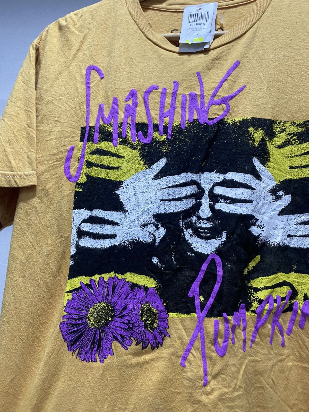 Band Tees × Rap Tees Rare☠️ Smashing Pumpkins Puff Print Tshirt Band Size US M / EU 48-50 / 2 - 7 Thumbnail