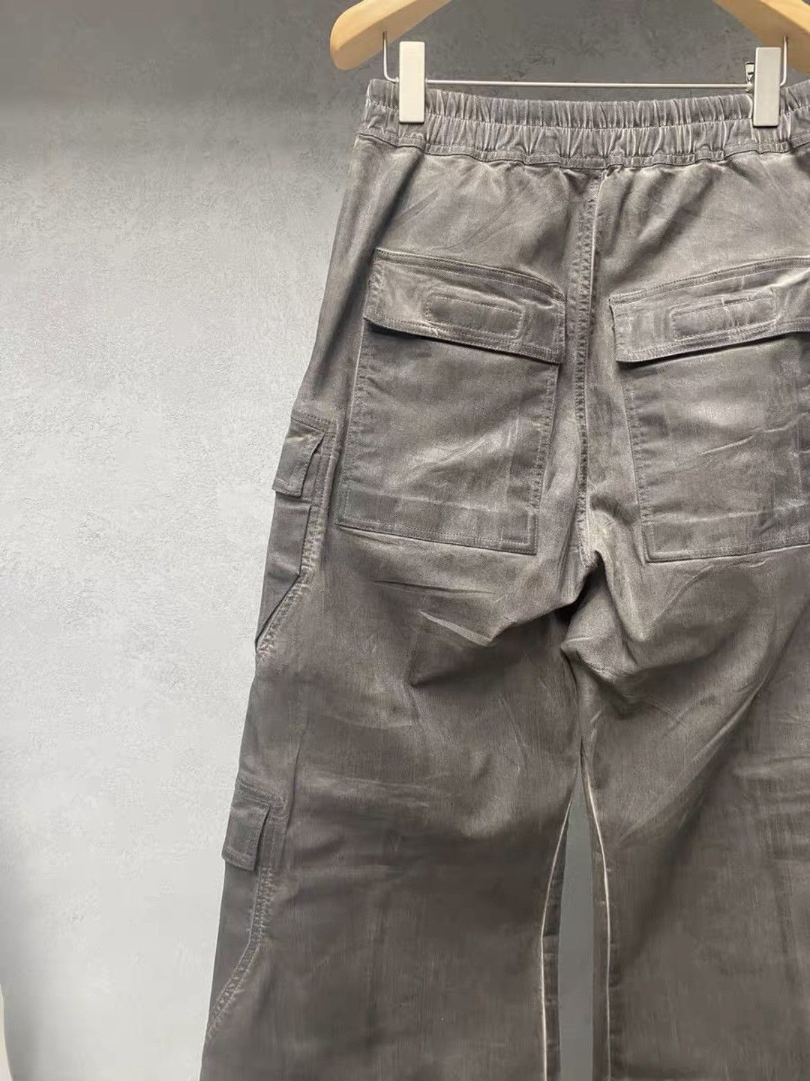 Rick Owens Drkshdw NEW | SS25 DOUBLE CARGO JUMBO BELAS WAXED SBW Size US 32 / EU 48 - 4 Thumbnail