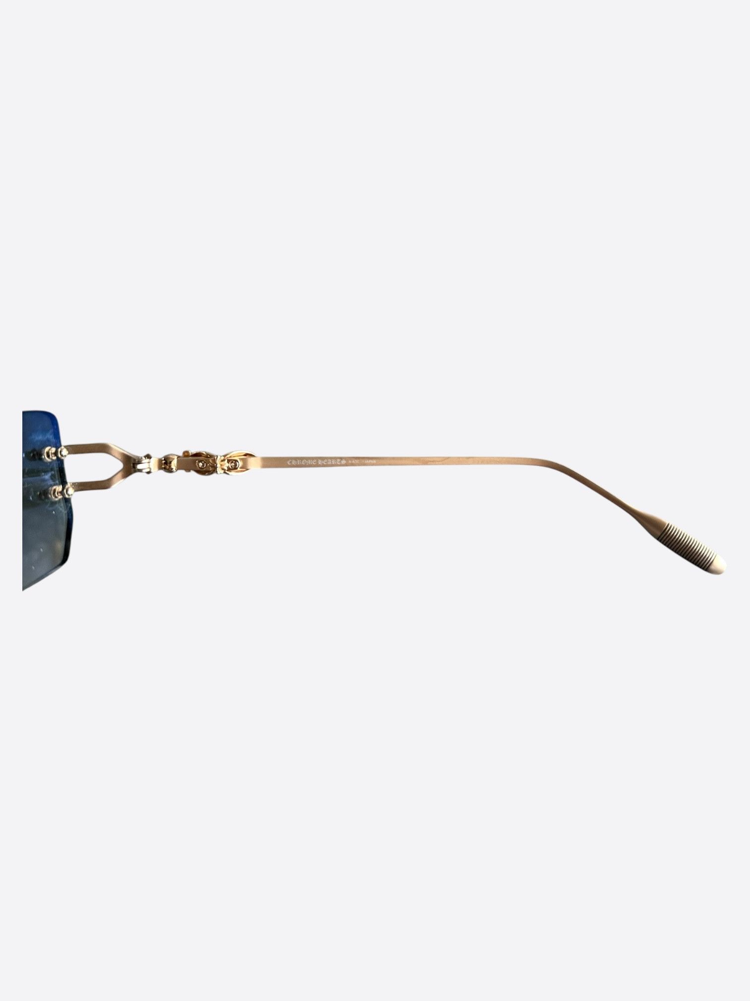 Chrome Hearts Chrome Hearts Gold Lordie Sunglasses Size ONE SIZE - 4 Thumbnail