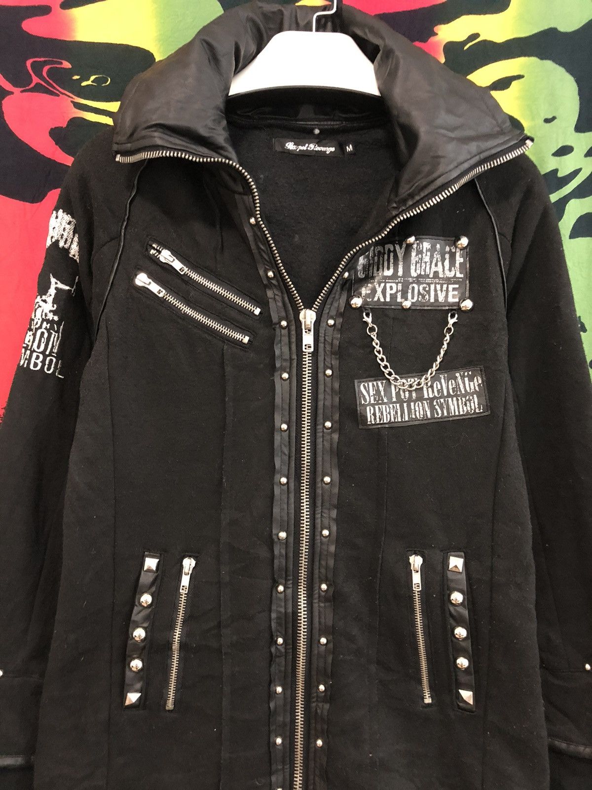 14th Addiction × Japanese Brand Sexpot Revenge Rebellion symbols hoodie jacket Size US M / EU 48-50 / 2 - 3 Thumbnail