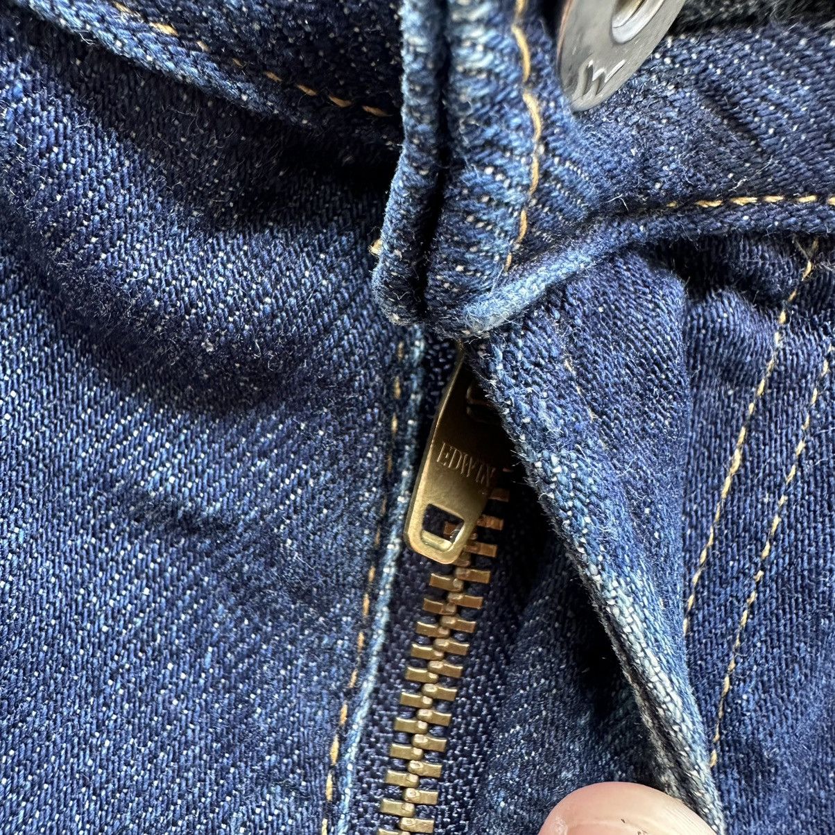 Edwin × Jean × Vintage Vintage Edwin Distressed Faded Denim Jean Pant W31 Size US 31 - 7 Thumbnail