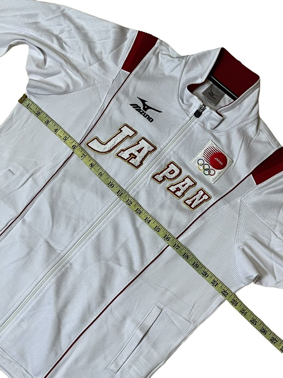 Mizuno RARE🔥MIZUNO JAPAN TEAM ISSUE FOR OLYMPIC BEIJING 2008 JACKET Size US L / EU 52-54 / 3 - 12 Thumbnail