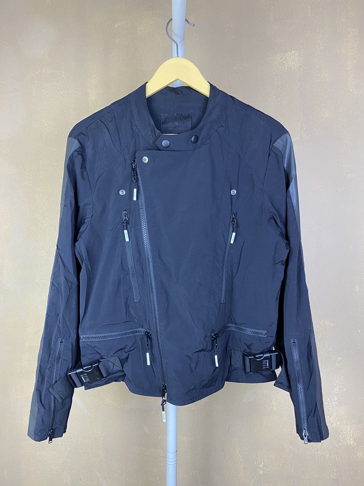 99%IS- 99% IS by BAJOWOO - NYLON BIKER JACKET Size US S / EU 44-46 / 1 - 2 Thumbnail