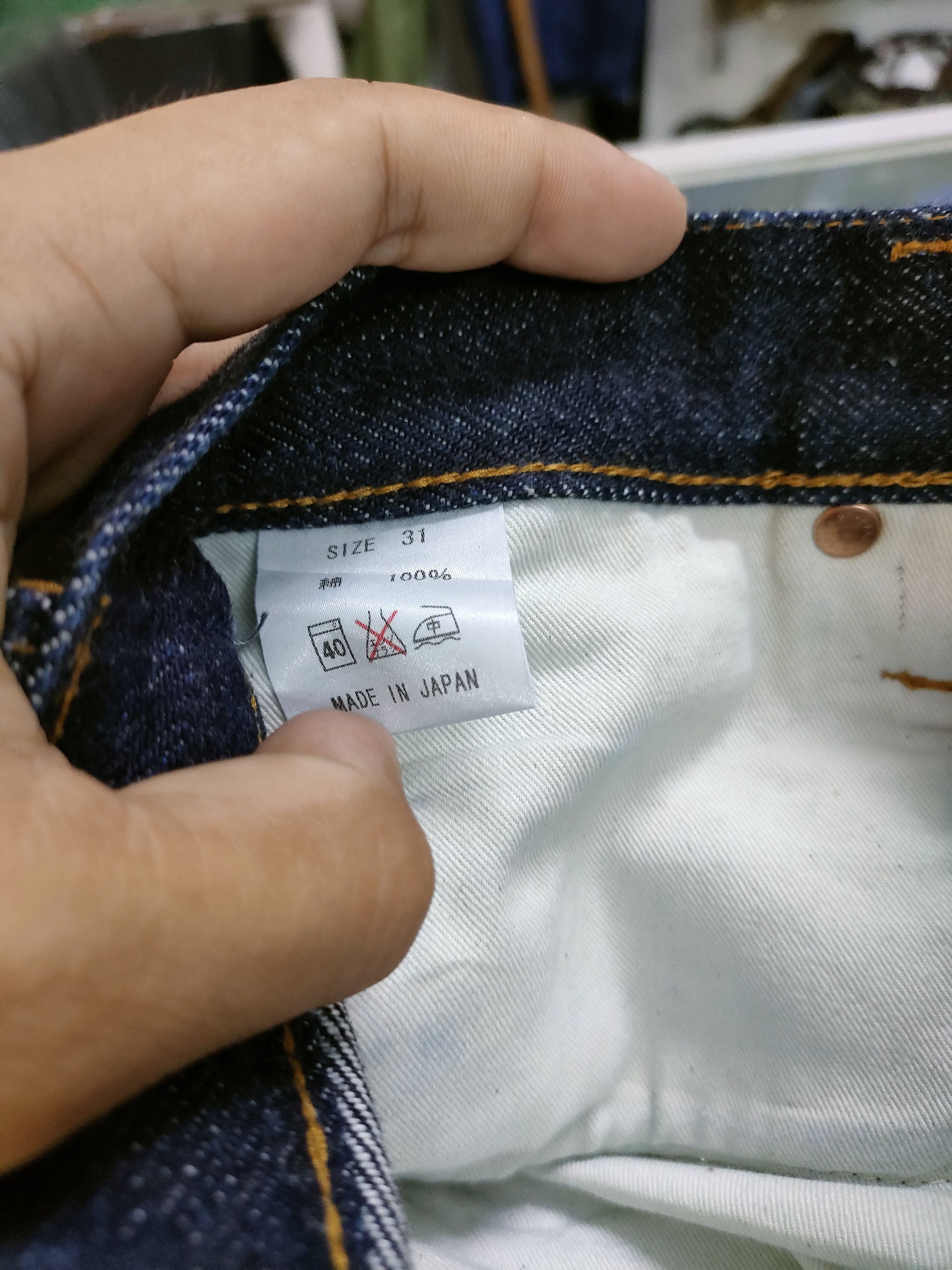 KOJIMA GENES Kojima Genes Selvedge 21oz Above Jeans Size US 30 / EU 46 - 13 Thumbnail