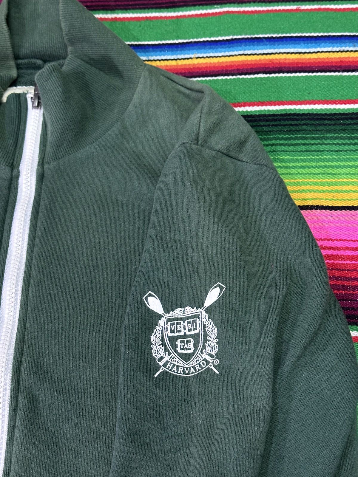 If Six Was Nine 💥Vintage Harvard💥 Distress Green Harvard 💥 Size US M / EU 48-50 / 2 - 5 Thumbnail