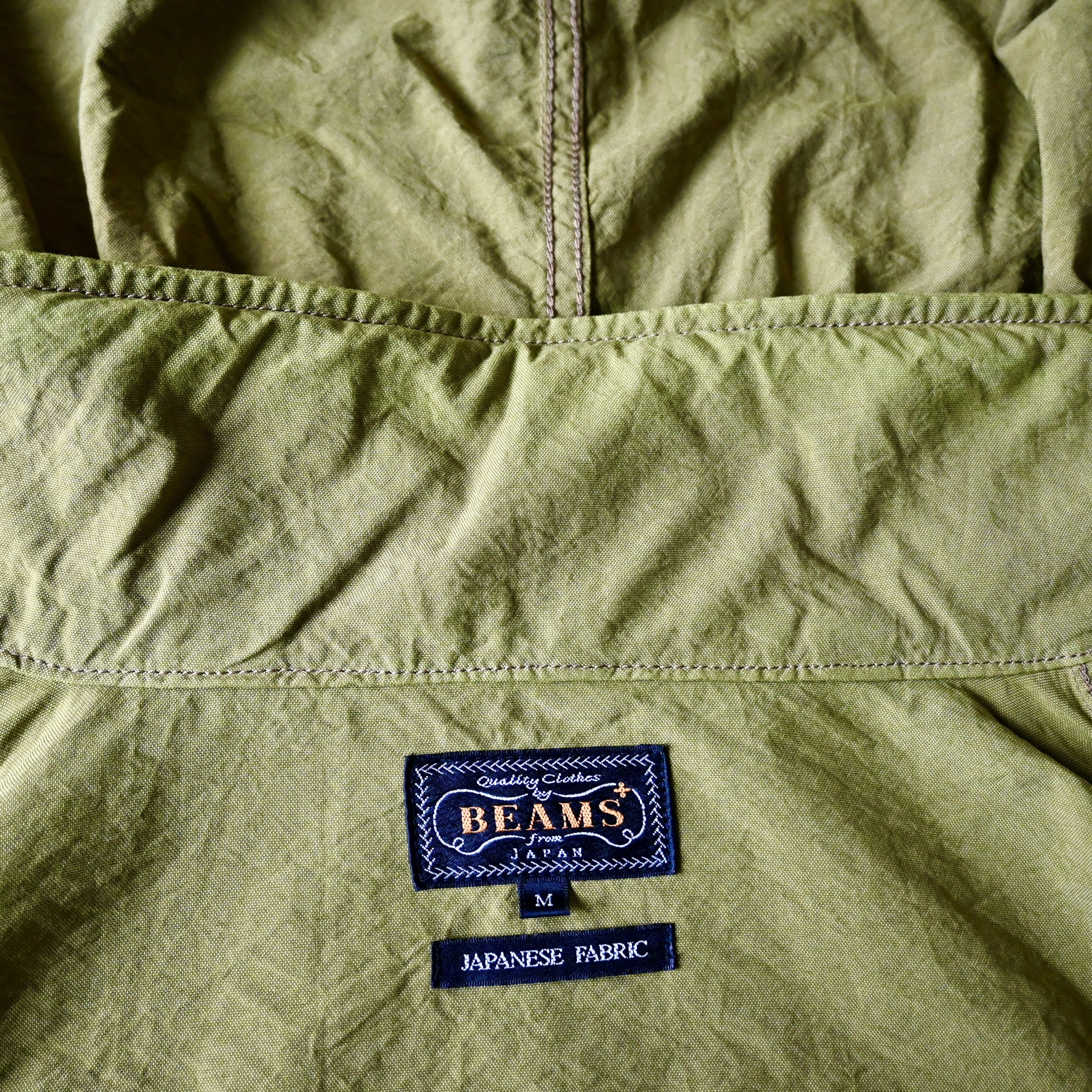 Beams Plus BEAMS Plus nylon shell M/65 type jacket, yellow olive Size US M / EU 48-50 / 2 - 12 Thumbnail