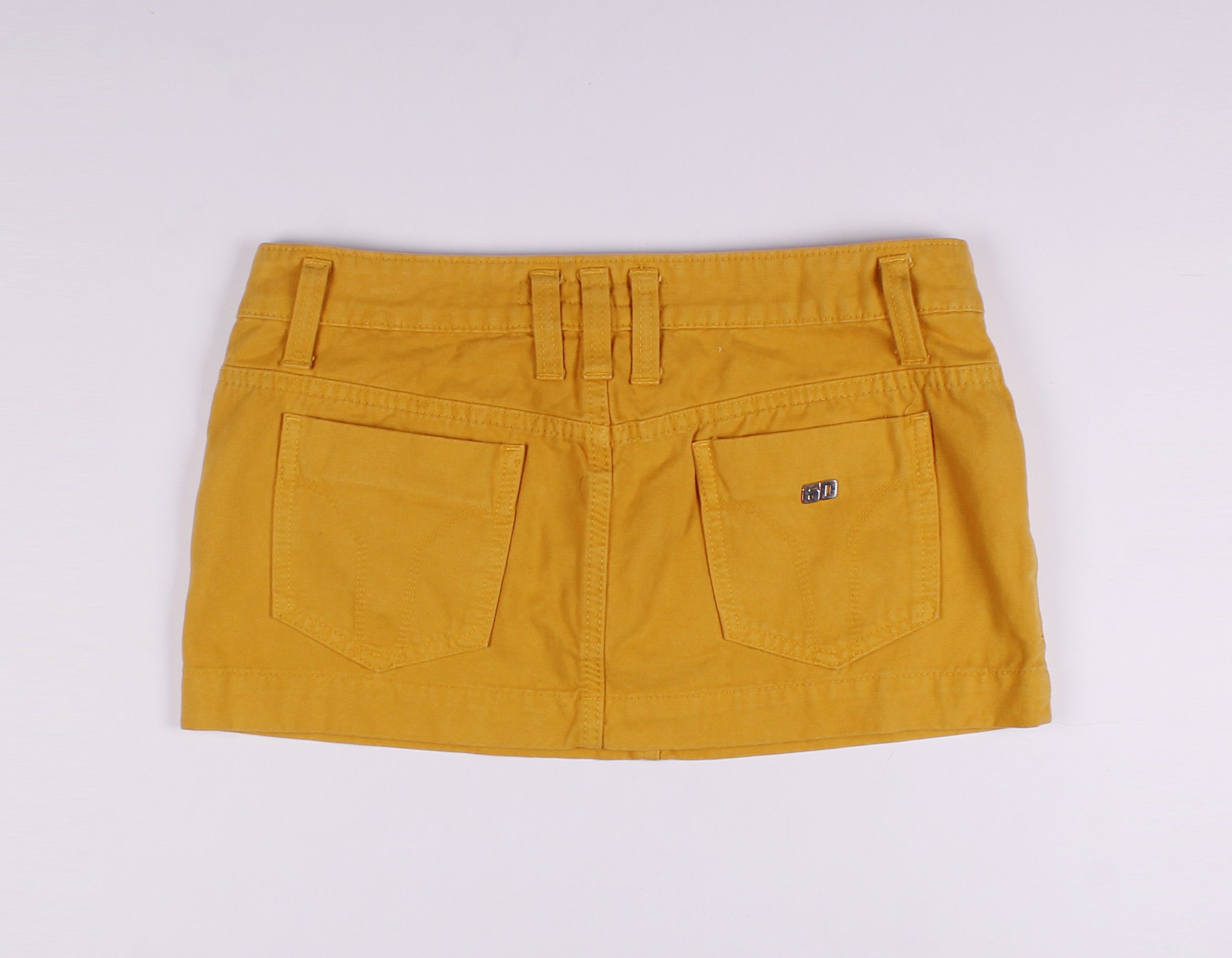 Miss Sixty Vintage Miss Sixty Y2K Yellow Sexy Mini Skirt Size 32" / US 10 / IT 46 - 8 Thumbnail