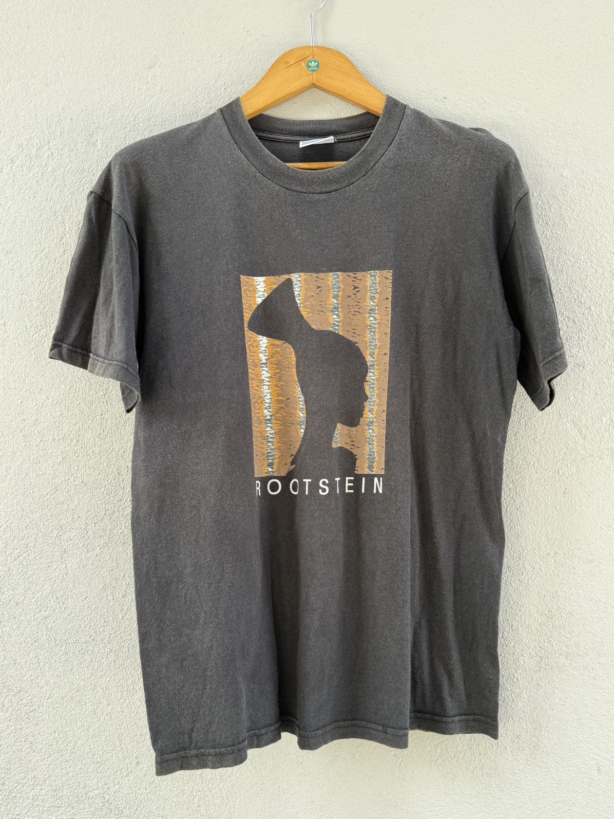 Band Tees Thrashed Vintage Rootsein Black Woman Art Sun Faded Grunge T Size US M / EU 48-50 / 2 - 1 Thumbnail