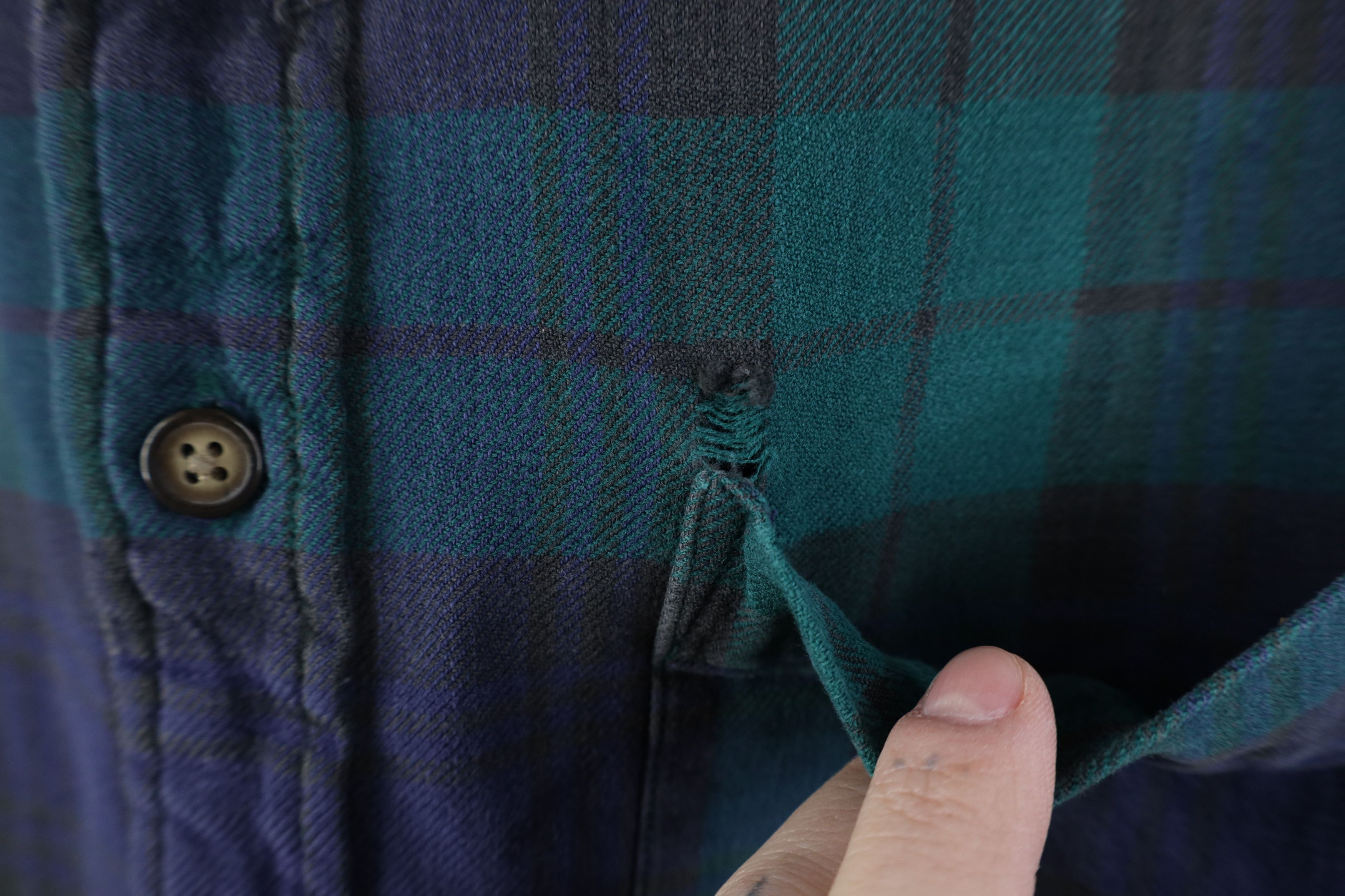 Gap Vintage 90s Gap Flannel Collared Button Down Shirt Plaid Size US M / EU 48-50 / 2 - 10 Thumbnail