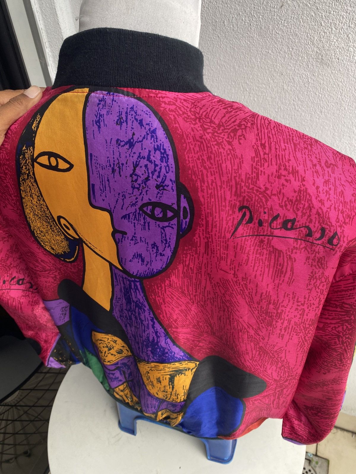 Designer × Vintage Vintage Piccaso 90s Silk Jacket Size US L / EU 52-54 / 3 - 9 Thumbnail