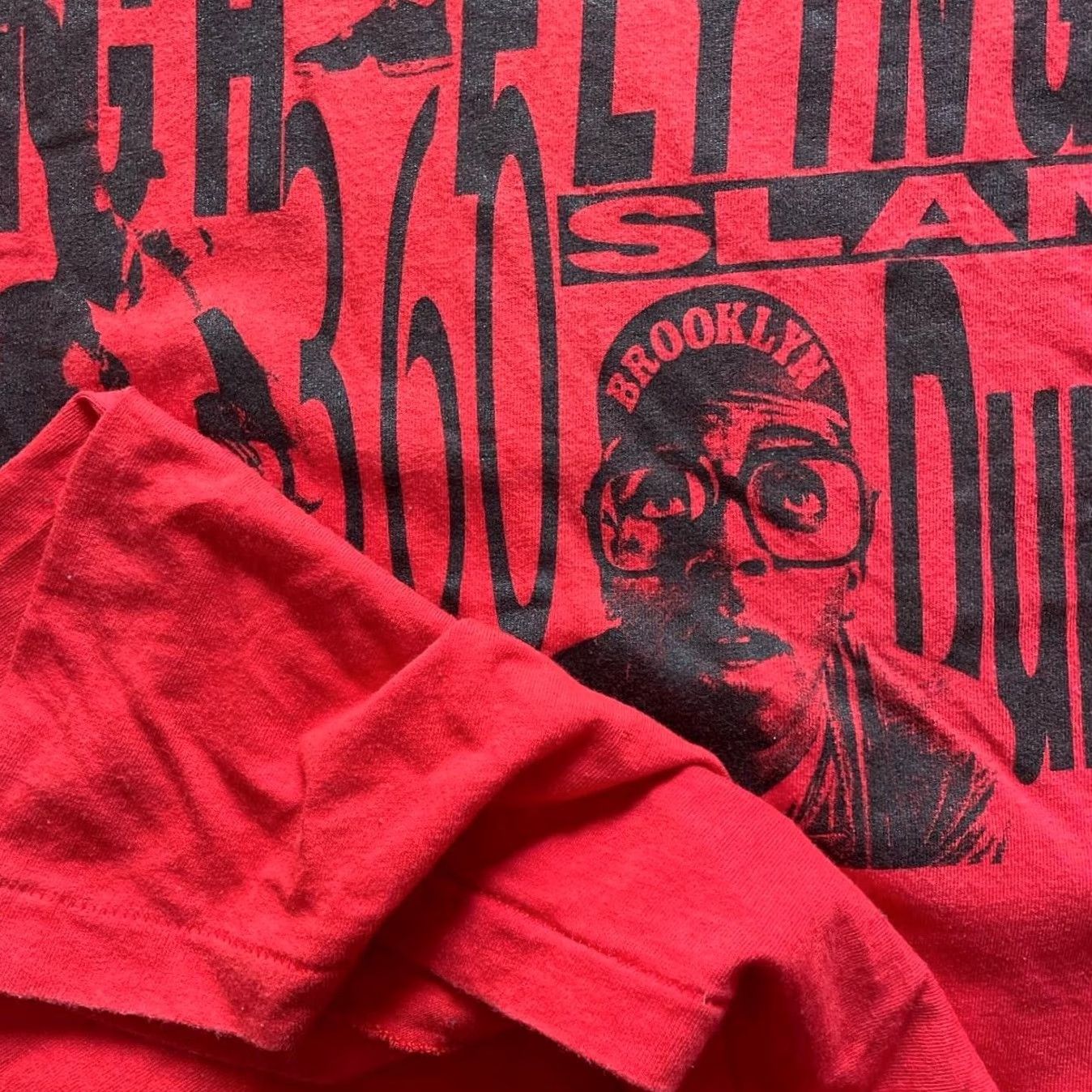 Nike VINTAGE Nike Michael Jordan Spike Lee High Flying 360 Slam Shirt XL Red Mens 90s Size US XL / EU 56 / 4 - 3 Thumbnail