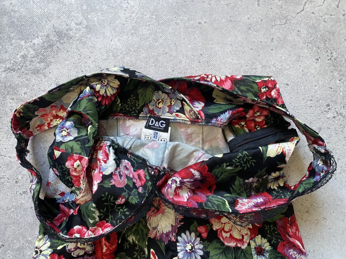 Dolce & Gabbana Vintage Dolce & Gabbana Floral Dress Authentic Y2K Luxury Size M / US 6-8 / IT 42-44 - 5 Thumbnail