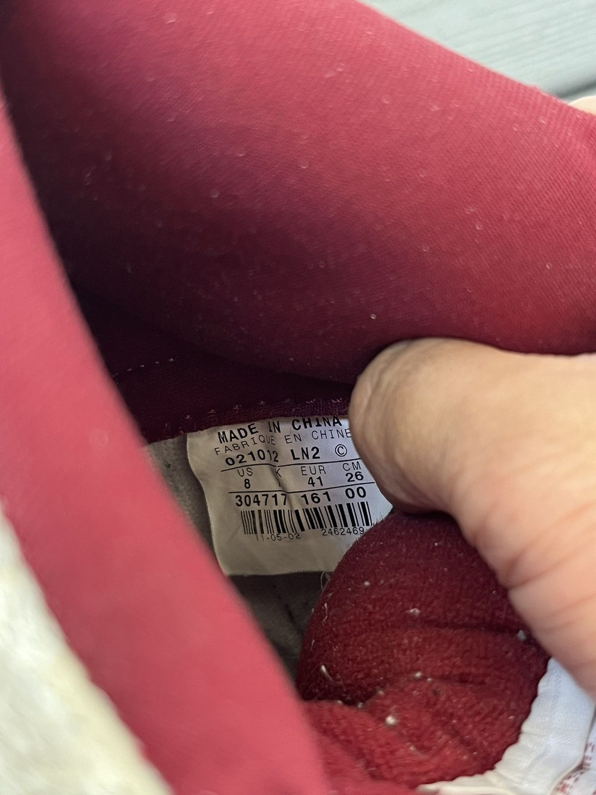 Nike Barn Red Nike Dunk High Size US 8 / EU 41 - 7 Thumbnail