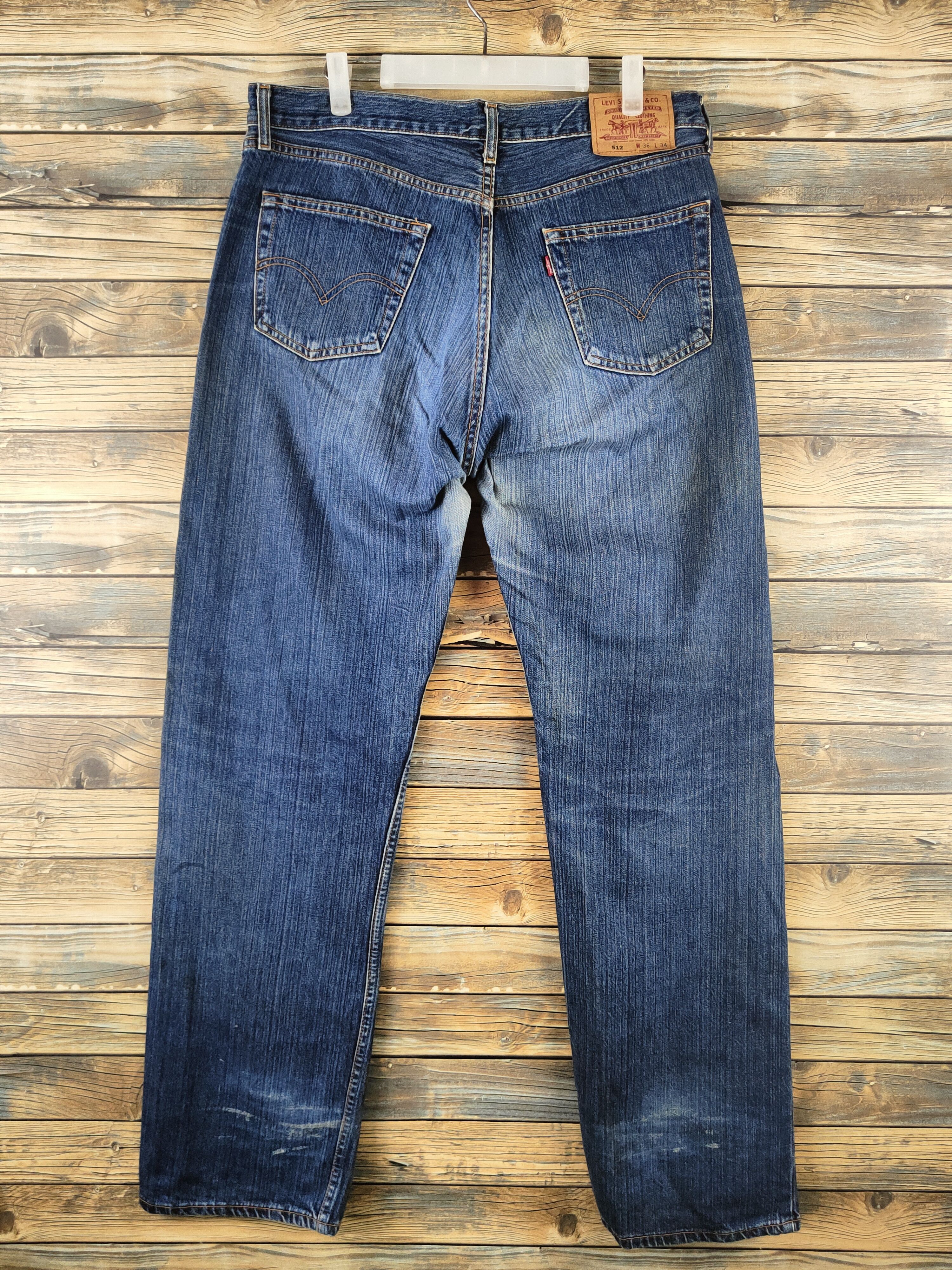 Levi's Levi's Dark Blue Distressed Ripped Jeans #S2823 Size US 36 / EU 52 - 8 Thumbnail