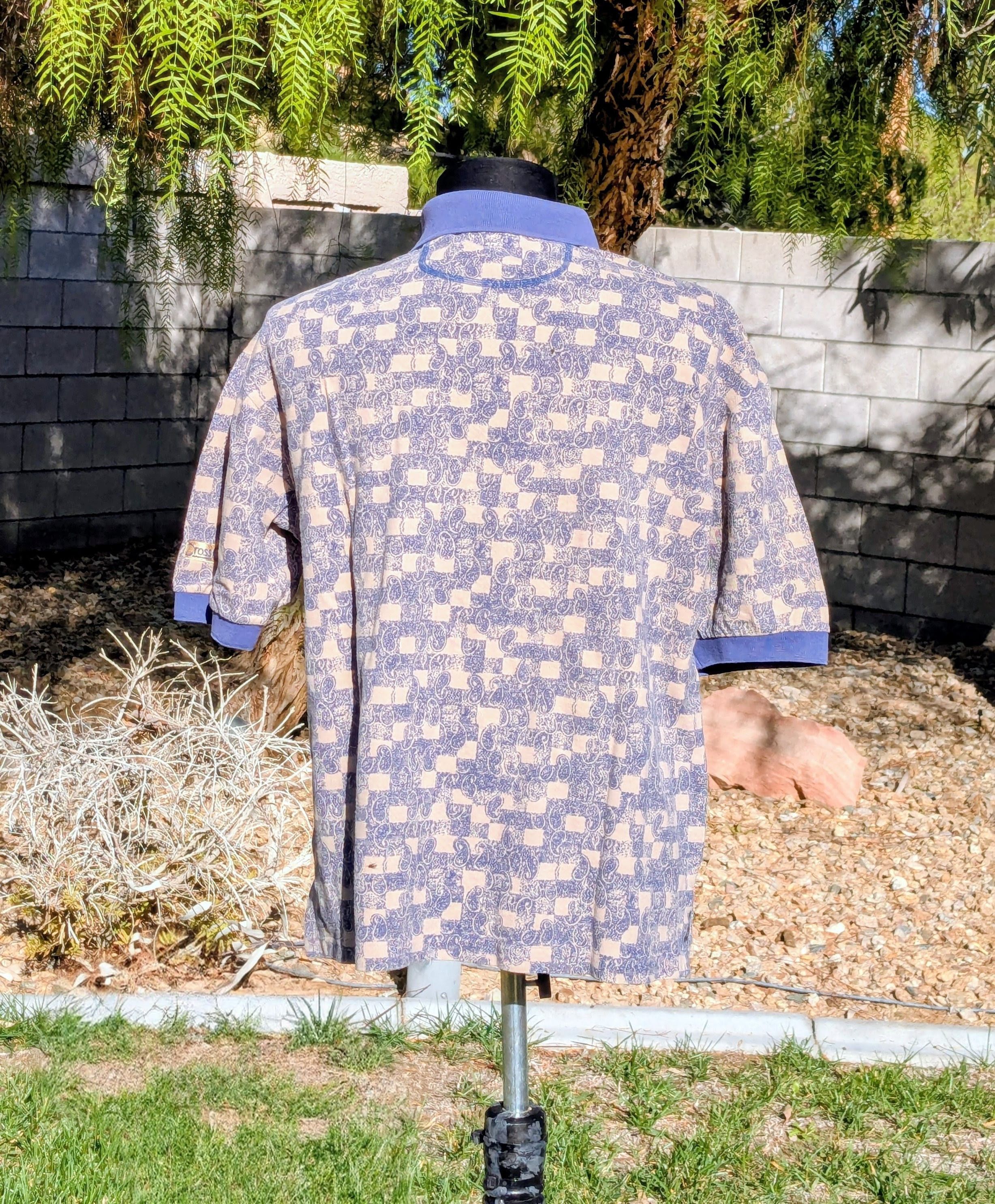 Other VTG Y2K Check Paisley Pattern USA-Made S/S Pullover Shirt Size US M / EU 48-50 / 2 - 4 Thumbnail