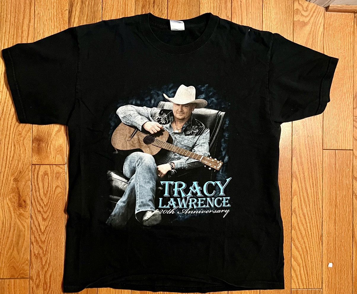 Vintage Tracy Lawrence 20th anniversary tour large Size US L / EU 52-54 / 3 - 1 Thumbnail