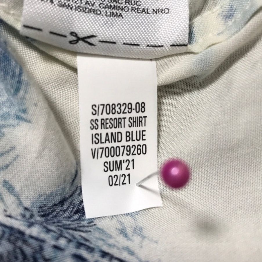 Old Navy Old Navy Tropical Collared V-Neck Short Sleeve Shirt XL Size US XL / EU 56 / 4 - 6 Thumbnail