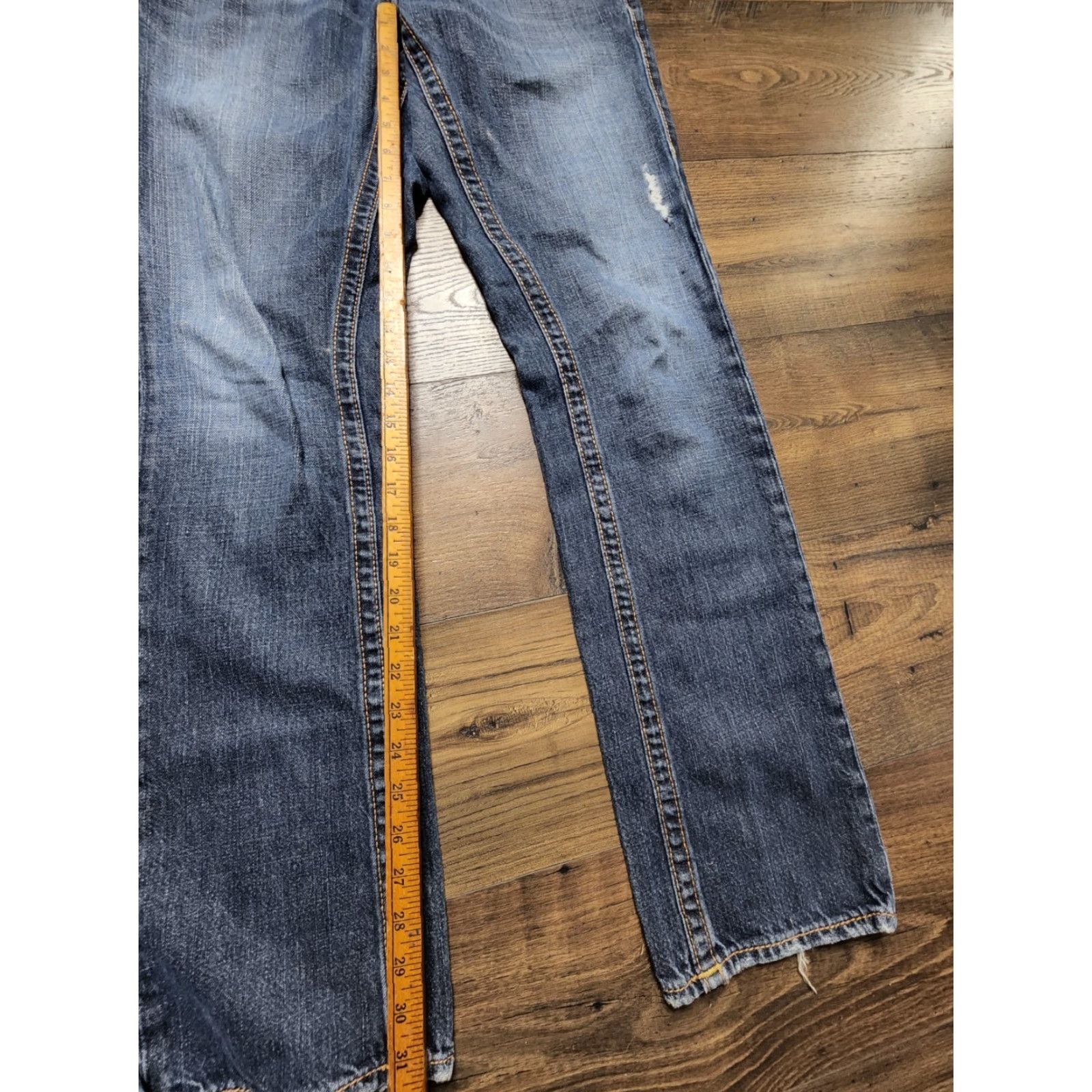 True Religion VINTAGE True Religion Ricky Jeans Women's Bootcut Jeans Size 29 Medium Wash Distressed Casual Size 29" - 6 Thumbnail