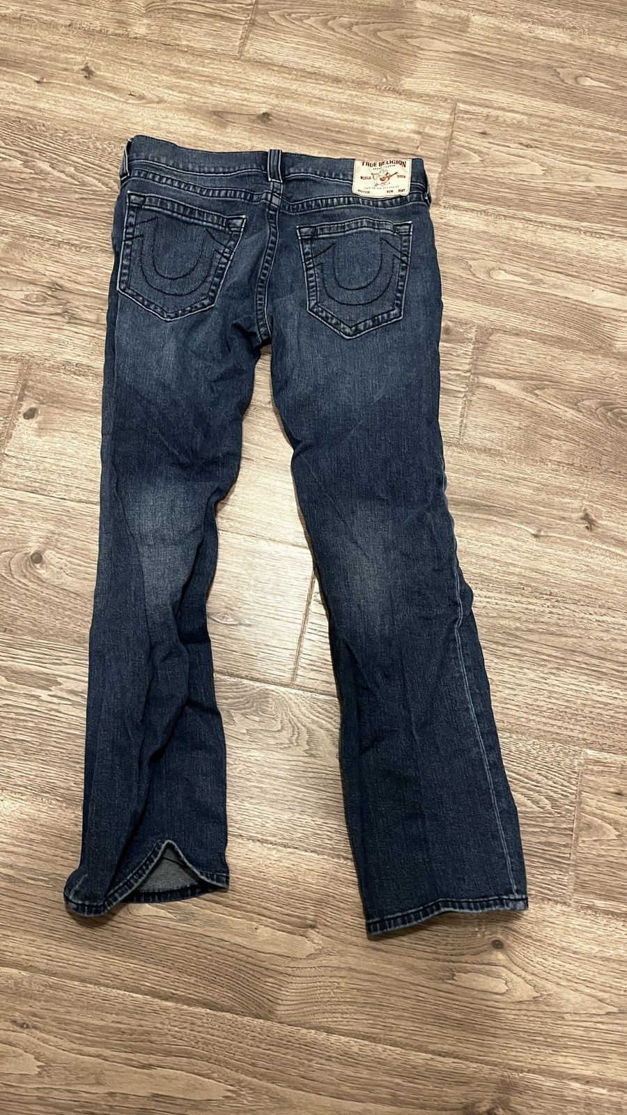 True Religion True Religion Ricky Blue/Red Denim Jeans Size US 34 / EU 50 - 4 Thumbnail