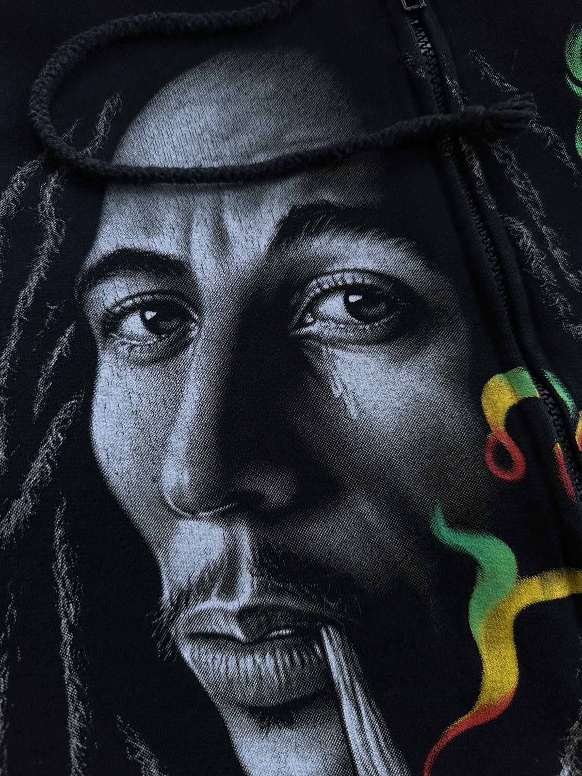 Bob Marley × Vintage 🫧Bob Marley Zip Hoodie Size US L / EU 52-54 / 3 - 6 Thumbnail