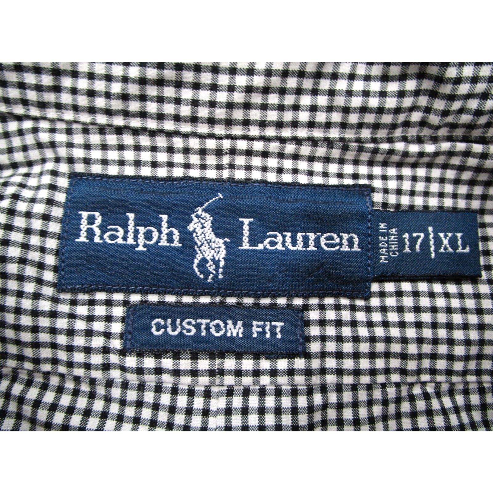 Ralph Lauren Ralph Lauren Shirt Mens XL Black Check Short Sleeve Button-Up Casual Classic Fit Size US XL / EU 56 / 4 - 3 Thumbnail