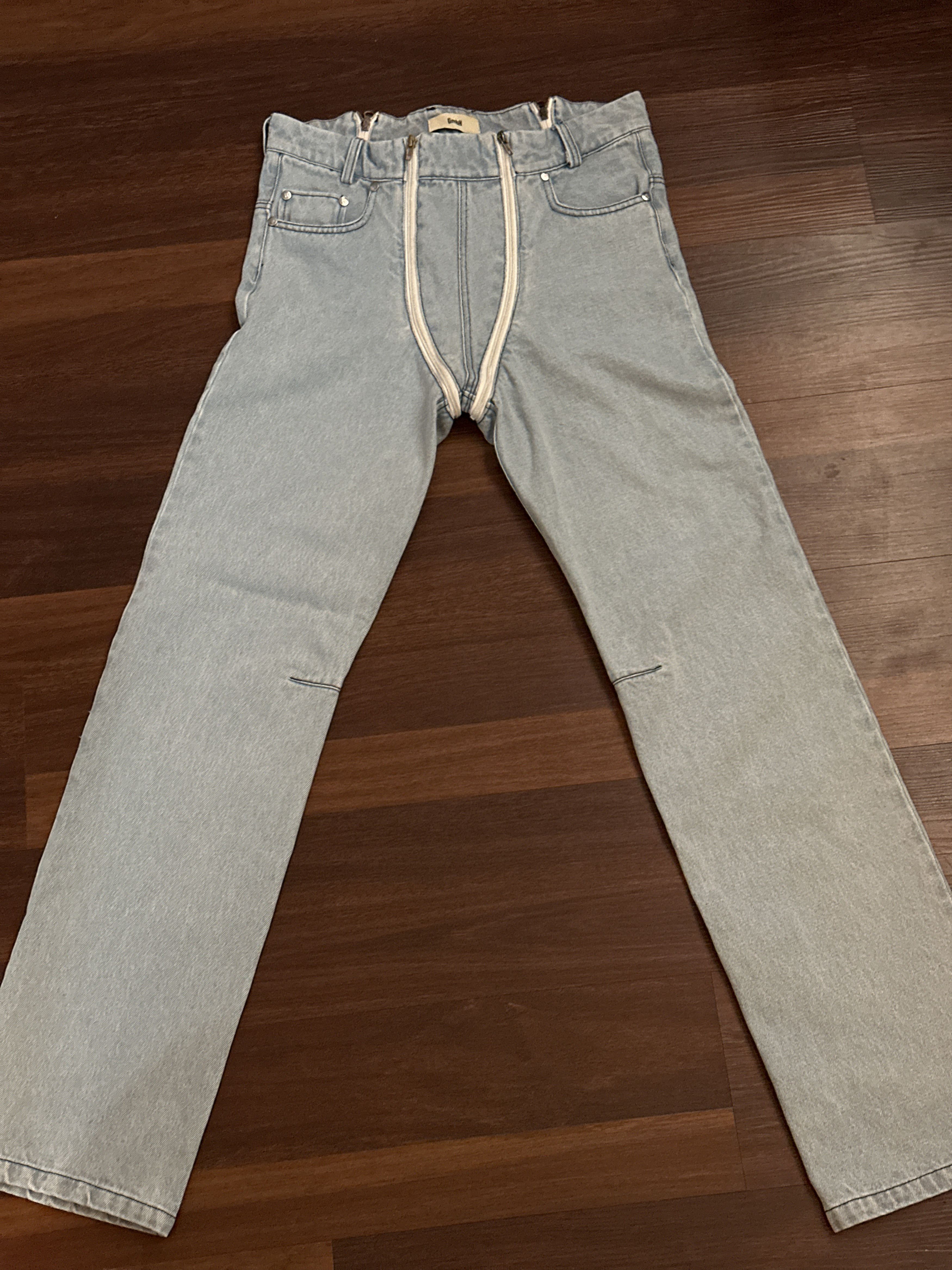 image of Gmbh Lata Denim Zip in Light Blue, Men's (Size 32)
