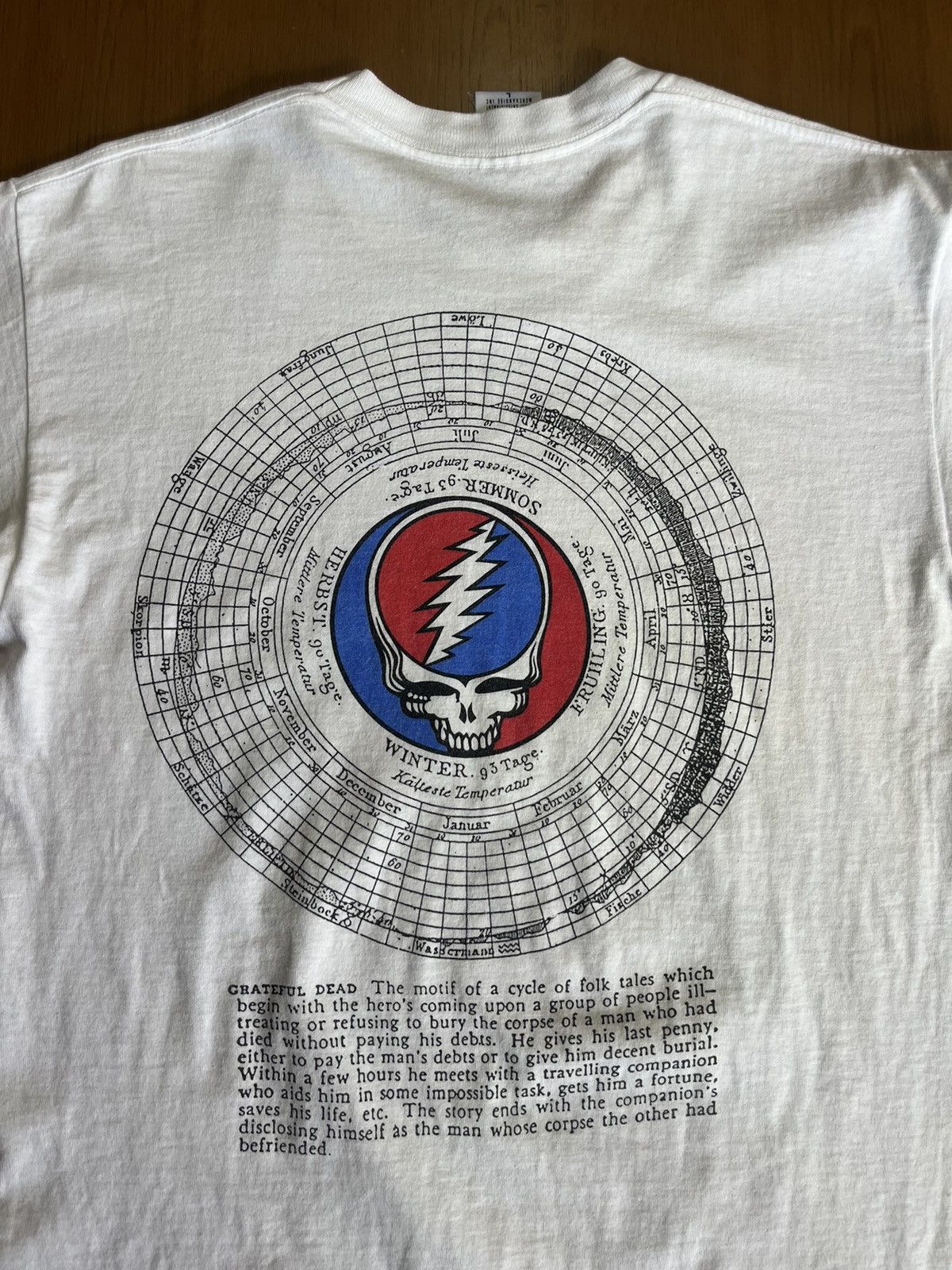 Grateful Dead Vintage GRATEFUL DEAD what Alones Strance Trip It’s Been 90’ Size US L / EU 52-54 / 3 - 9 Thumbnail
