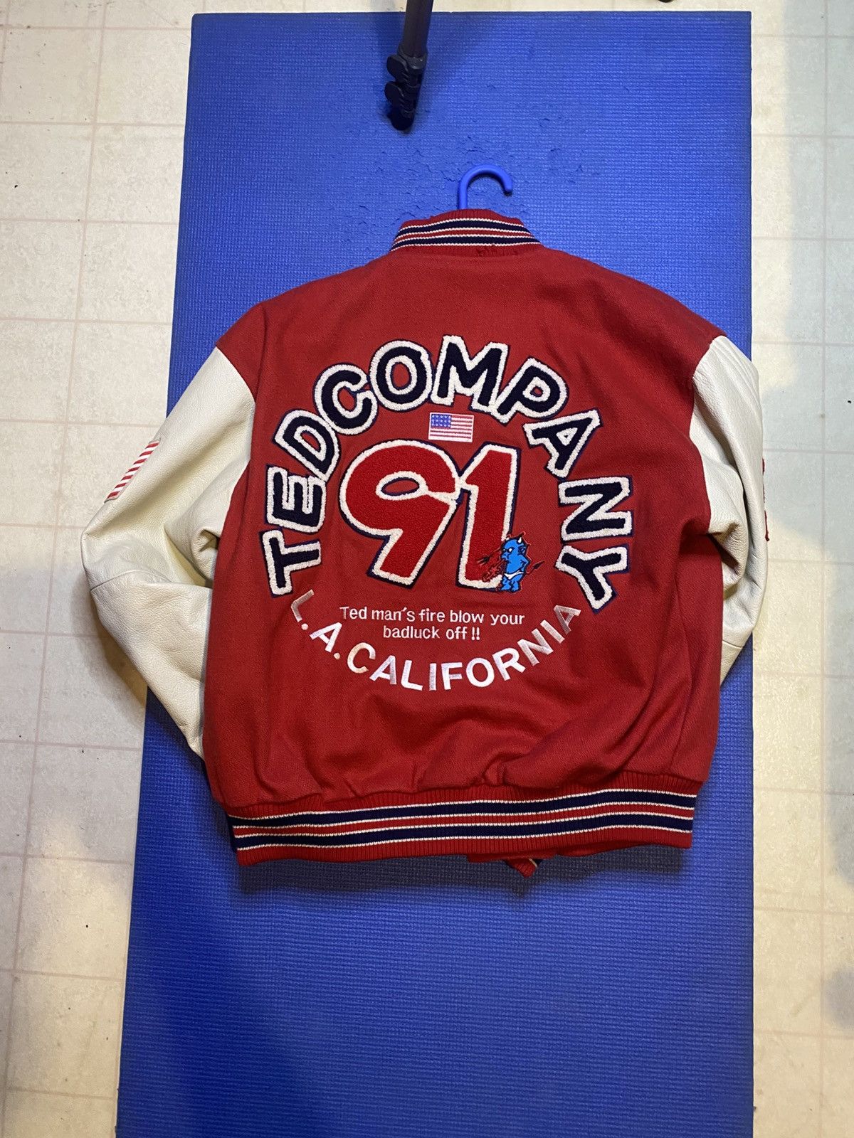 Tedman Vintage Tedman Embroidered Varsity Jacket Size US M / EU 48-50 / 2 - 4 Thumbnail
