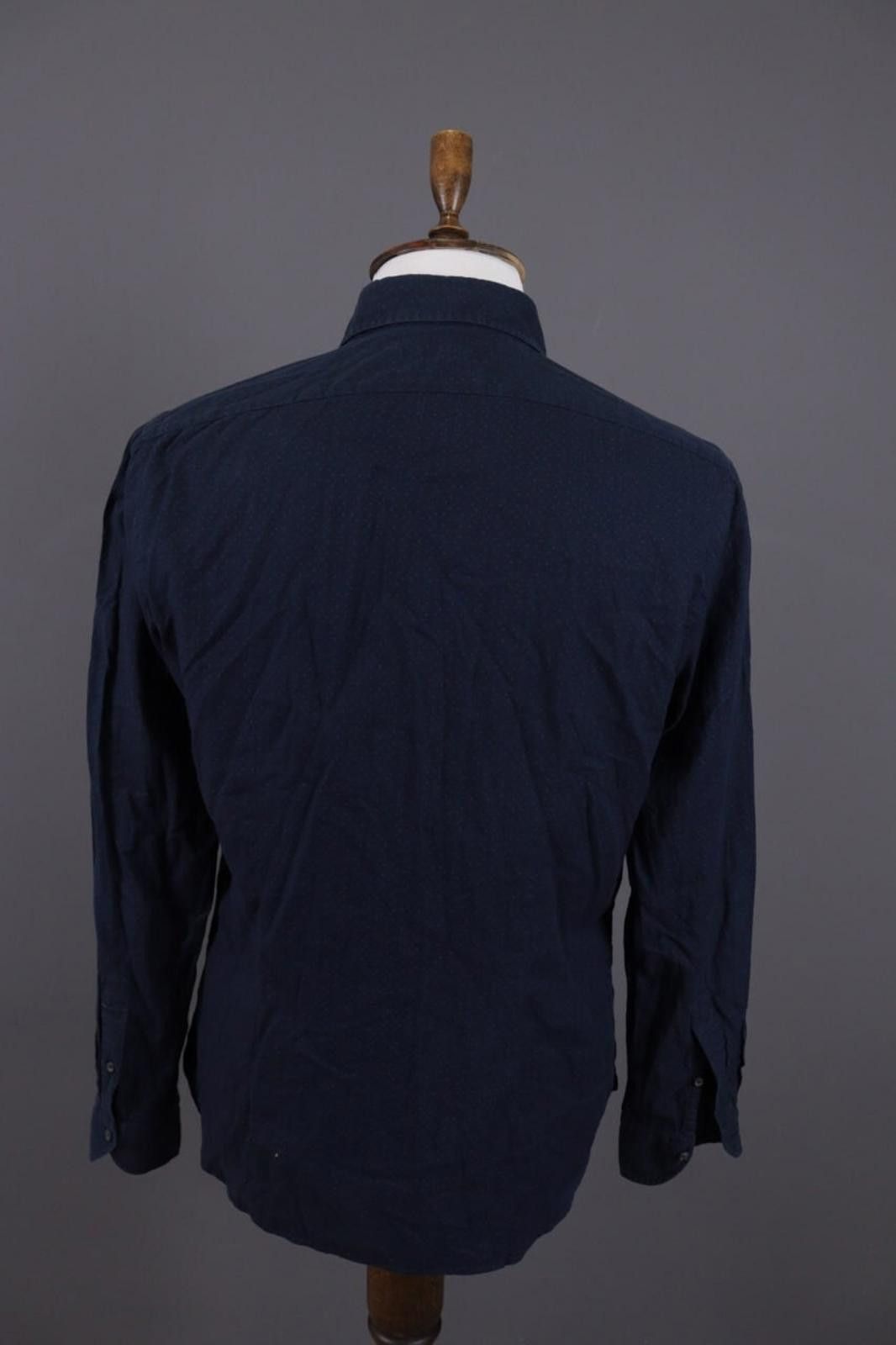 L.B.M. 1911 L.B.M. 1911 Blue Dotted Button Down Shirt Size 42 / 16 1/2 Size US M / EU 48-50 / 2 - 11 Thumbnail