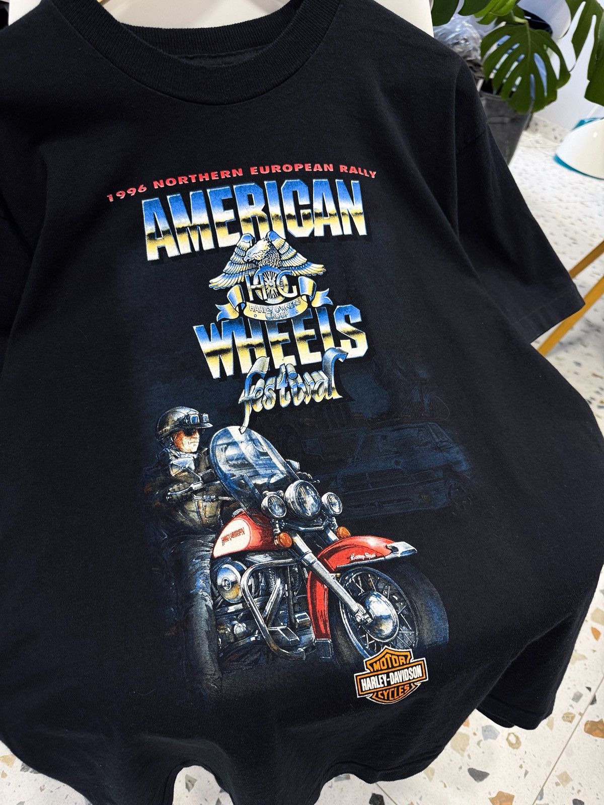 Harley Davidson Harley Davidson vintage t-shirt size L Size US L / EU 52-54 / 3 - 2 Thumbnail