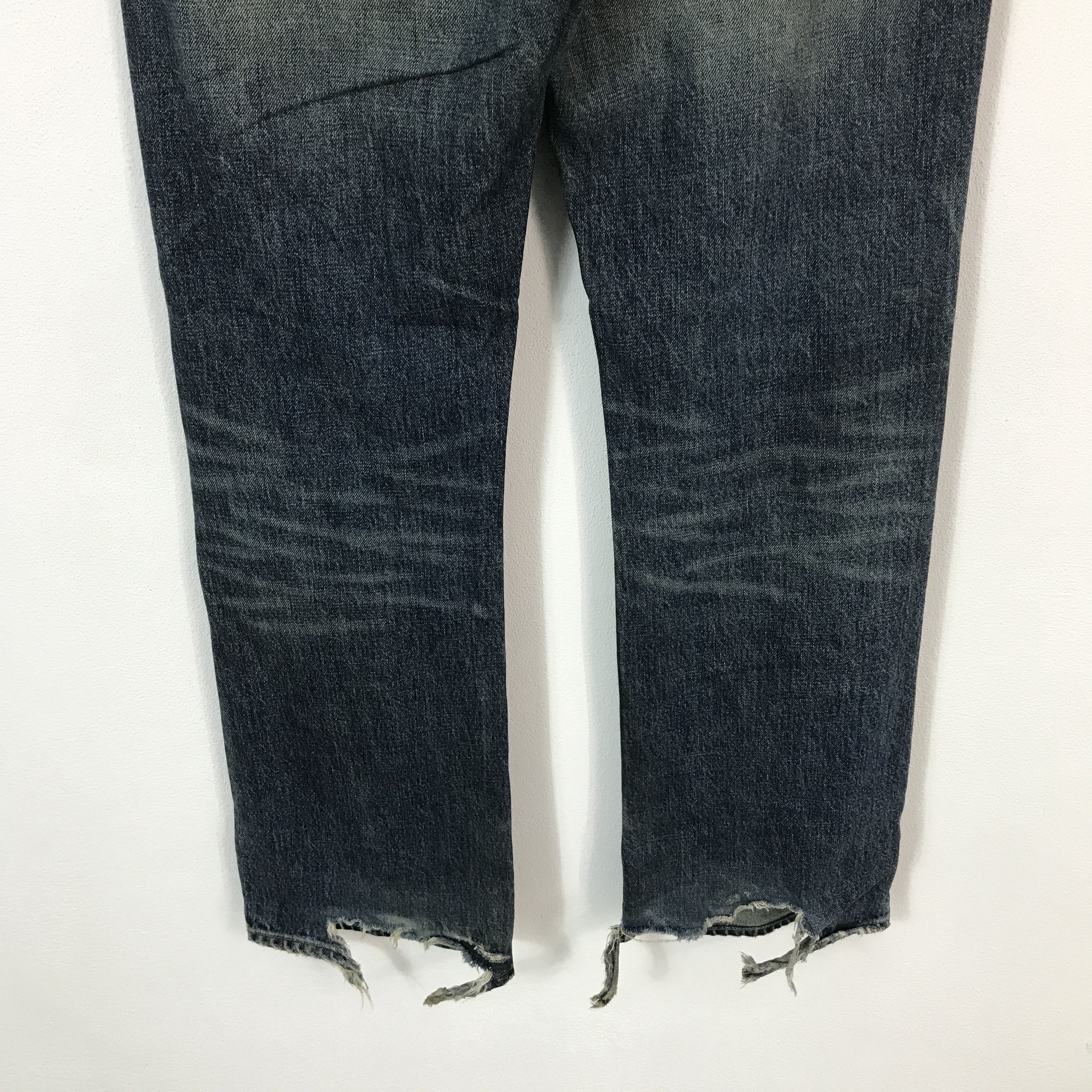 Gap Baggy gap distressed boot fit denim pants Size US 30 / EU 46 - 6 Thumbnail