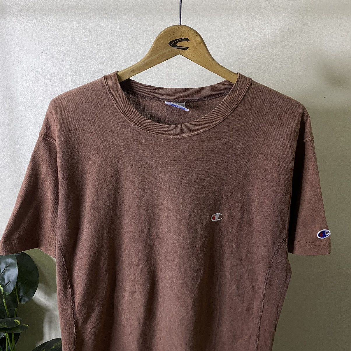 Champion Y2K Champion Reverse Weave Travis Scott Brown Style Tee Size US L / EU 52-54 / 3 - 2 Thumbnail