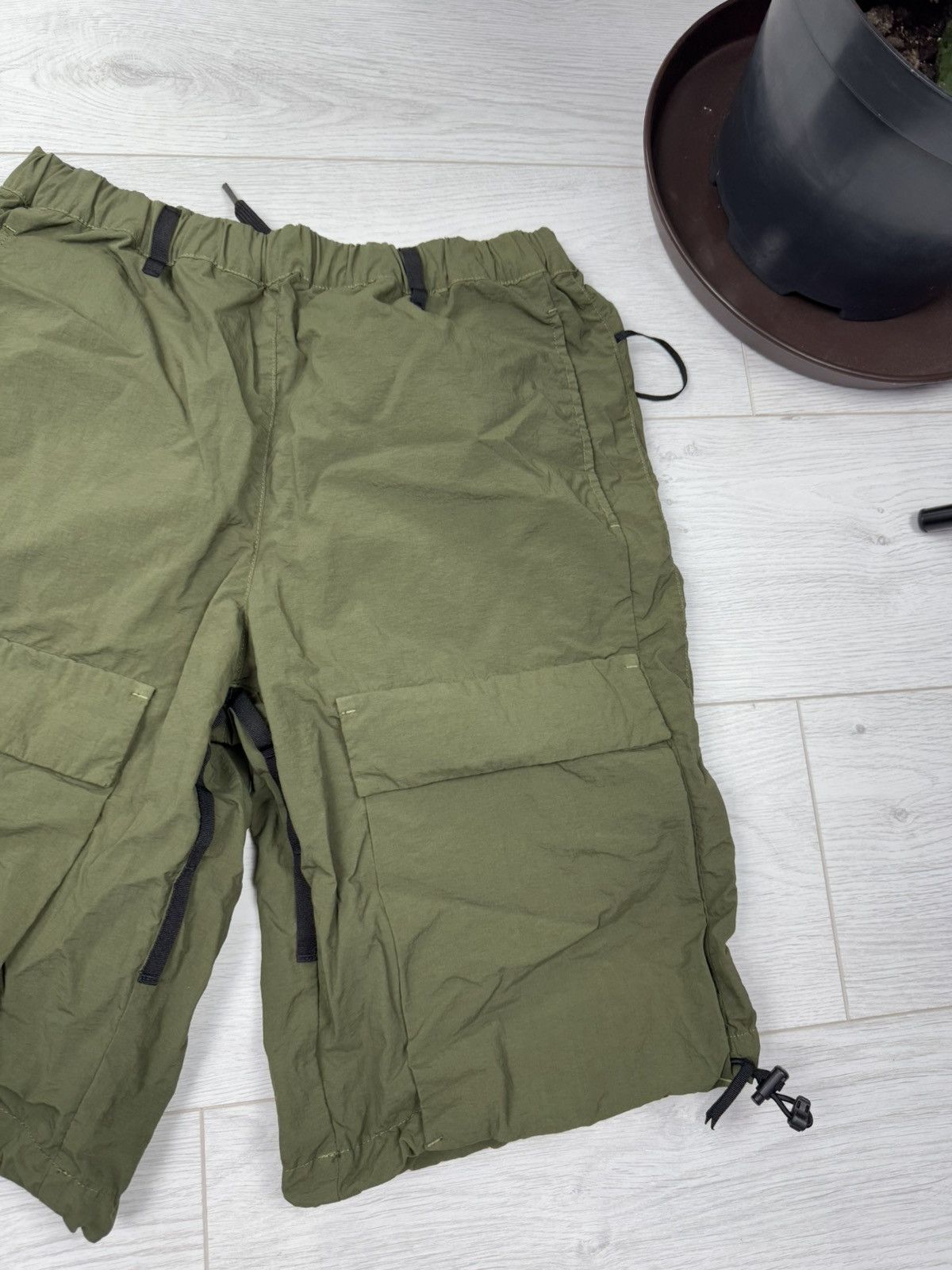 Japanese Brand × Nemen Nemen_ Green Cargo Shorts Size S Size US 30 / EU 46 - 3 Thumbnail