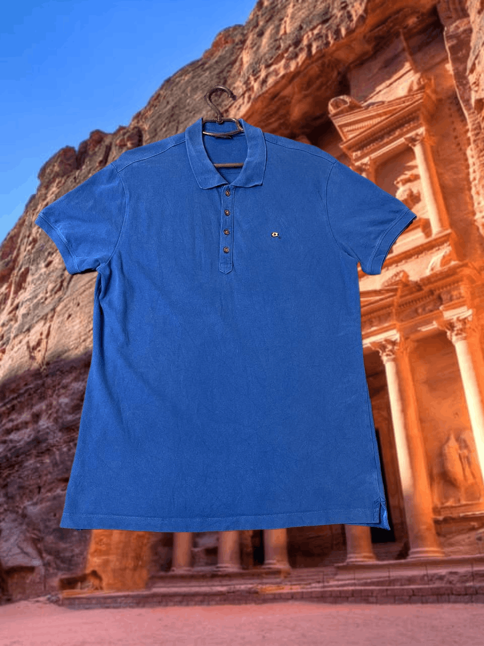 Diesel Vintage Polo Diesel blue size XXL T-Shirt Y2K mini logo Size US XXL / EU 58 / 5 - 1 Thumbnail