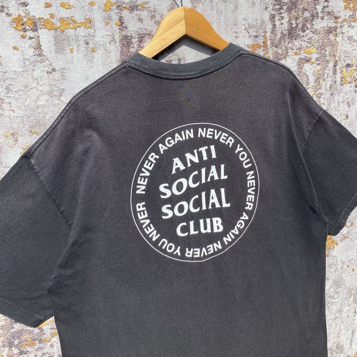 Anti Social Social Club Anti Social Social Club Never Again Never You Shirt SunFaded Size US XL / EU 56 / 4 - 5 Thumbnail