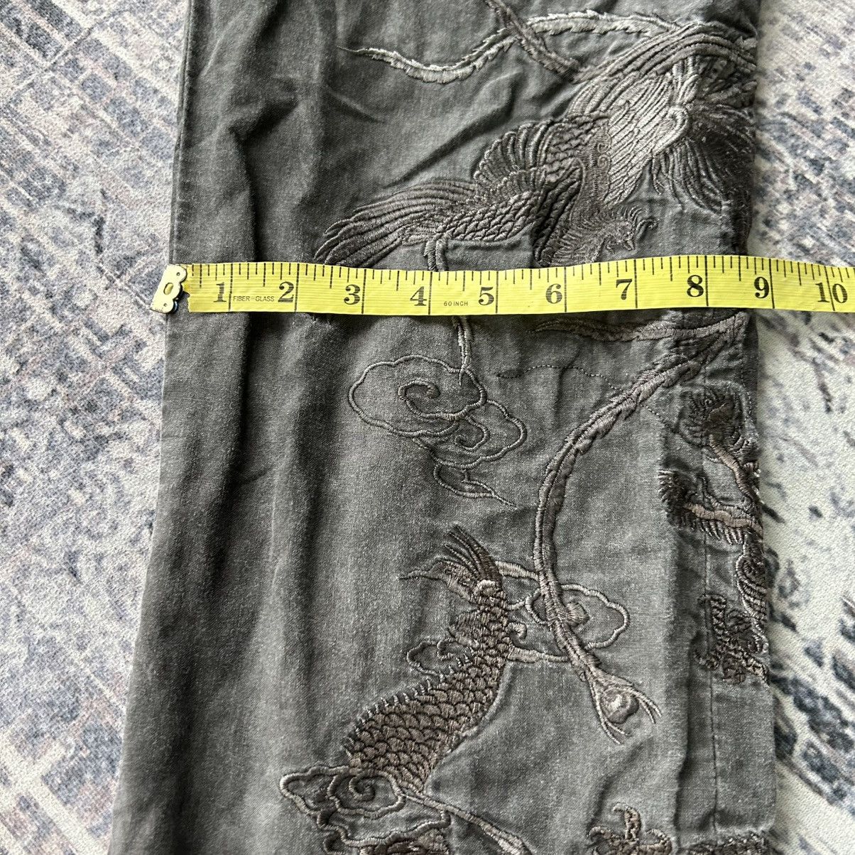 5351 POUR LES HOMMES 5351 Pour Hommes Embroidery Dragon Pants Size US 30 / EU 46 - 17 Thumbnail