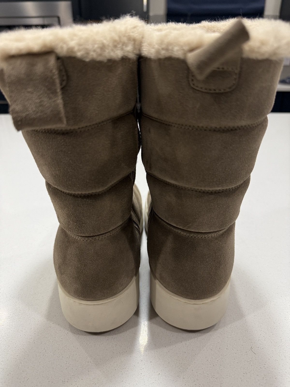 Aquatalia Aquatalia Alcee Faux Fur Lined Platform Boots Brown Size 8 Size US 8 / IT 38 - 8 Thumbnail