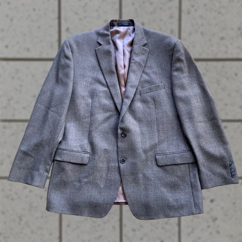 Ralph Lauren Lauren Ralph Lauren Blazer Mens 46R Brown 100% Wool Sport Coat 2 Button Size 46R - 1 Thumbnail